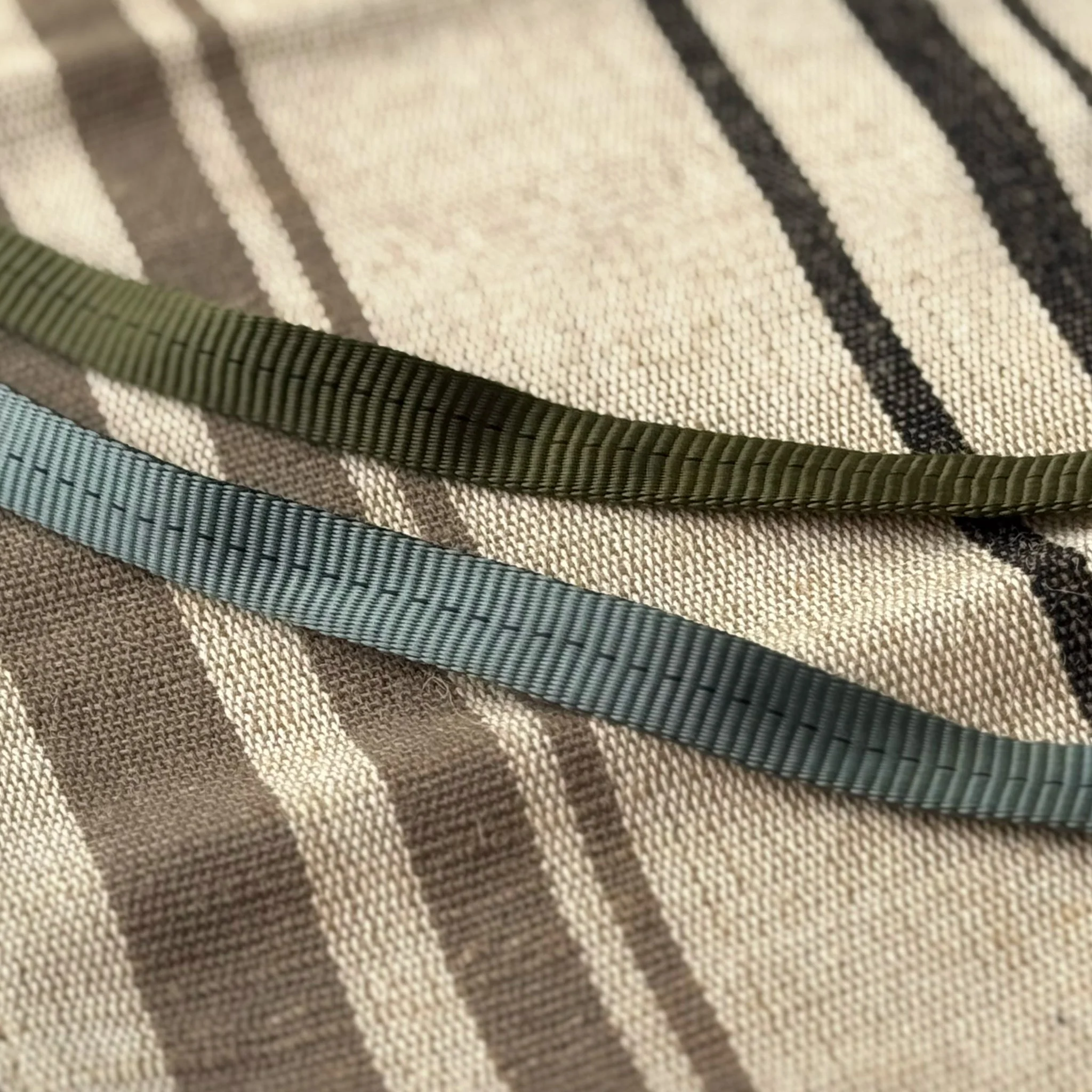 COTTON JUTE STRIPE APRON - Image 4