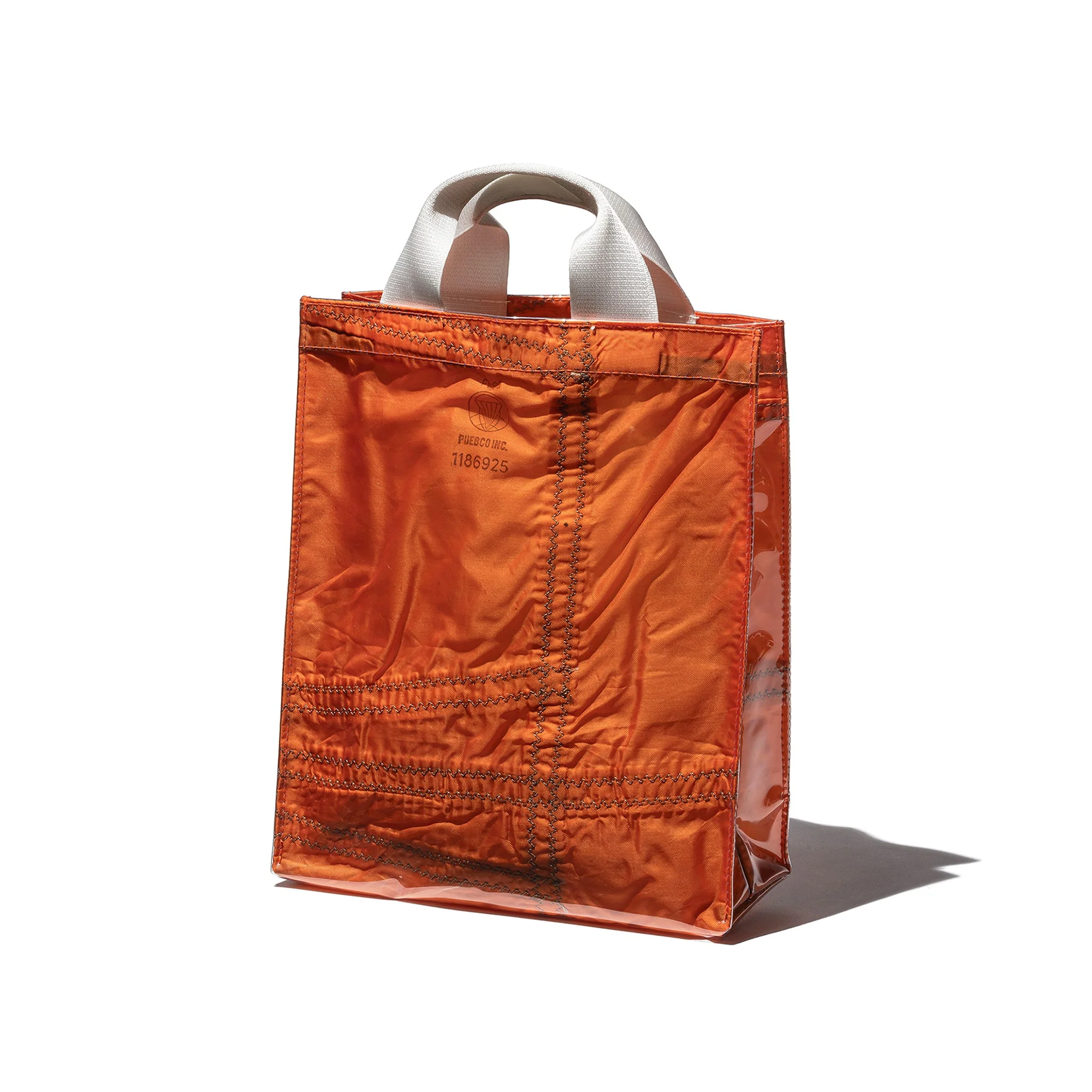COVERED PARACHUTE DOCUMENT BAG / Orange - Image 2