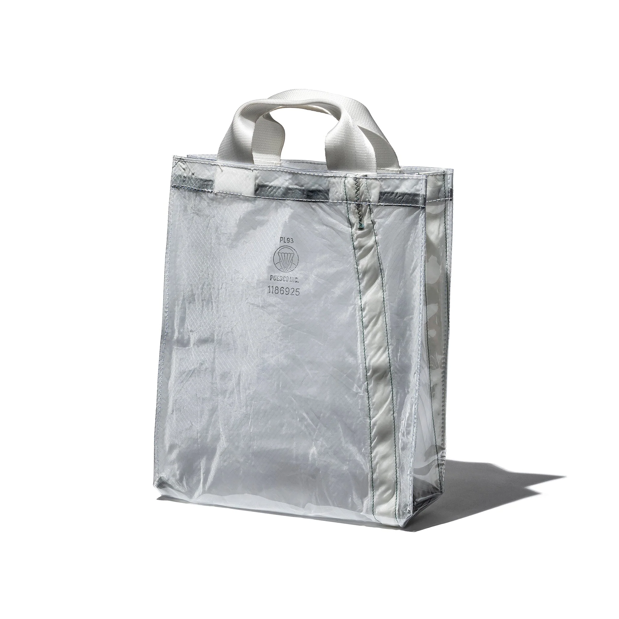 COVERED PARACHUTE DOCUMENT BAG / White - Image 2