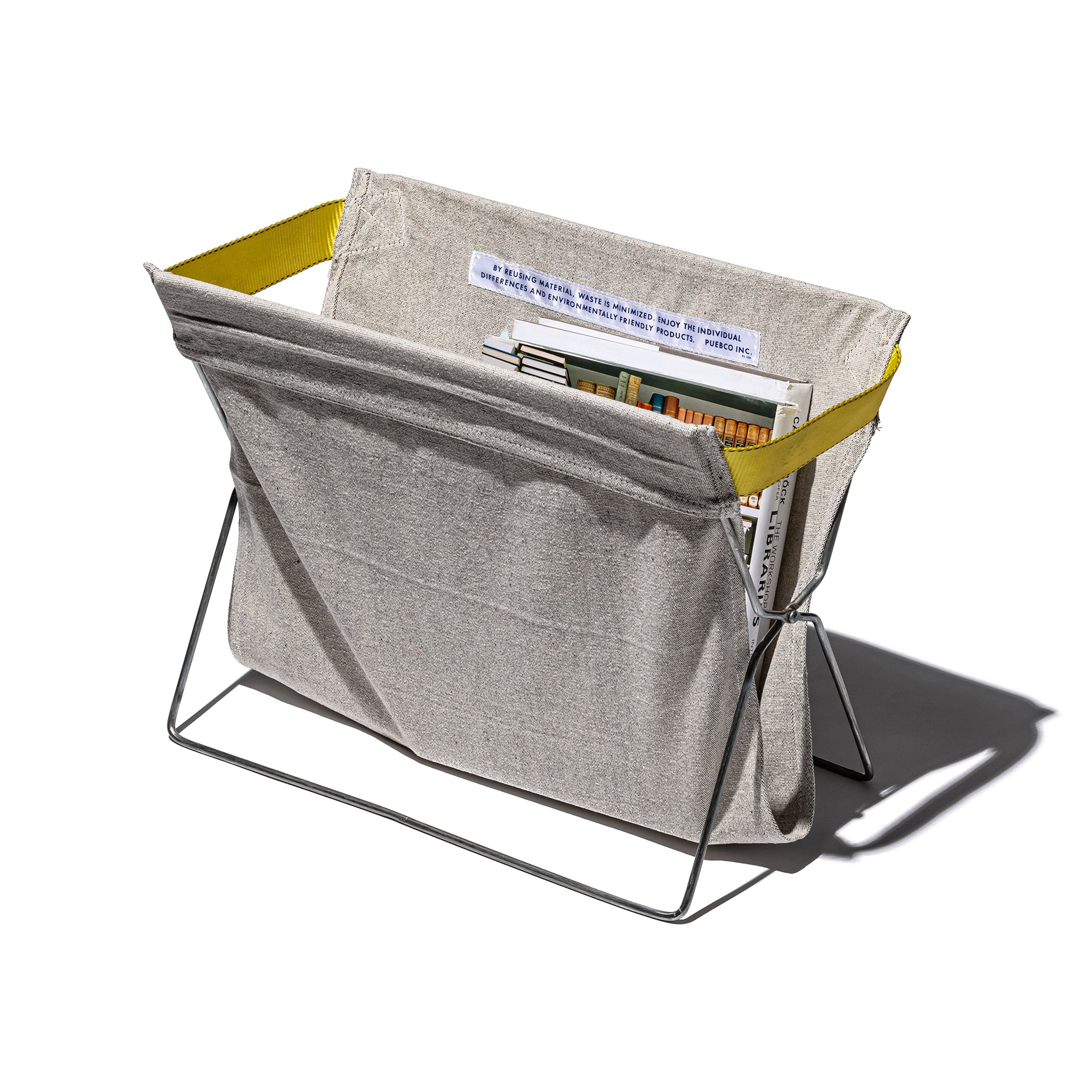 FOLDING BAG STORAGE FOR CAFÉ / Ivory - Black Mix