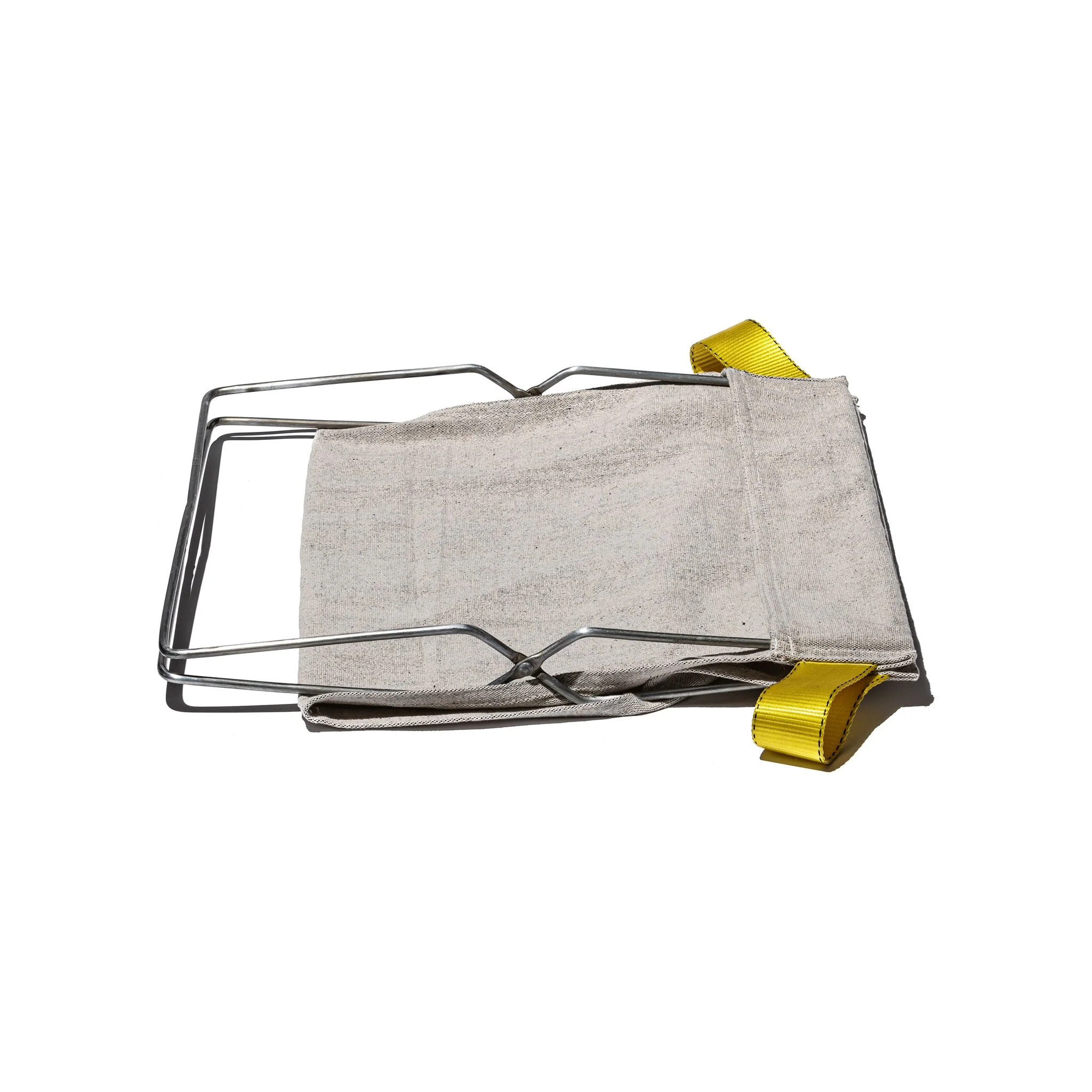 FOLDING BAG STORAGE FOR CAFÉ / Ivory - Black Mix - Image 3