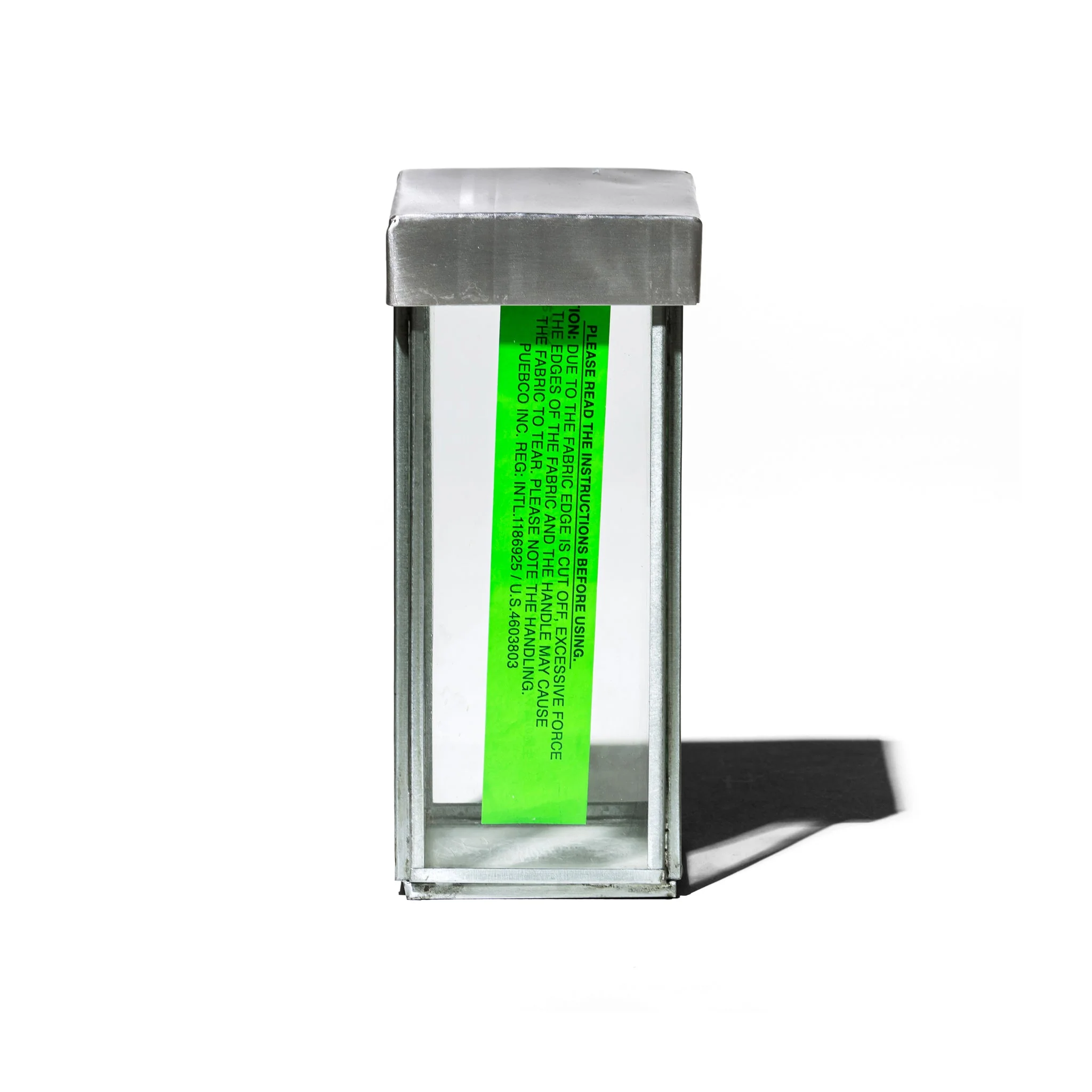GLASS BOX WITH RECYCLE STEEL LID / Pen Stand - Image 4