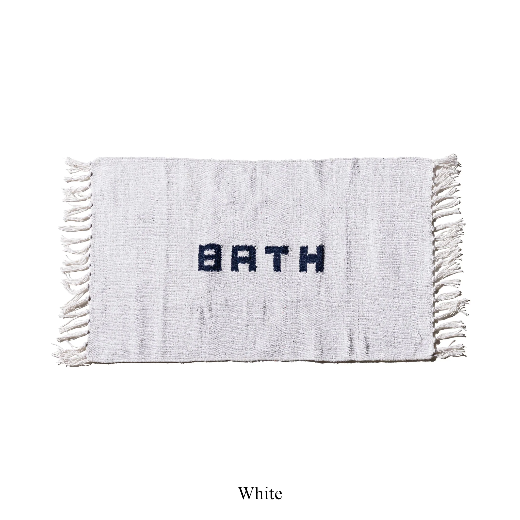 HANDLOOMED RECYCLE YARN BATH MAT - Image 4