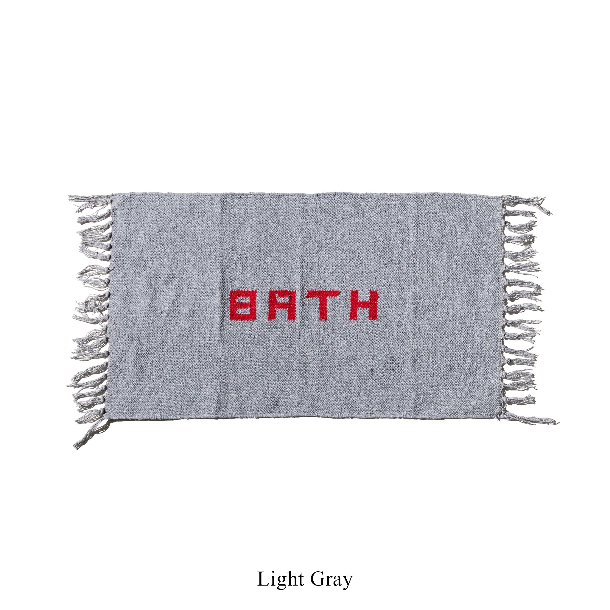 HANDLOOMED RECYCLE YARN BATH MAT - Image 5
