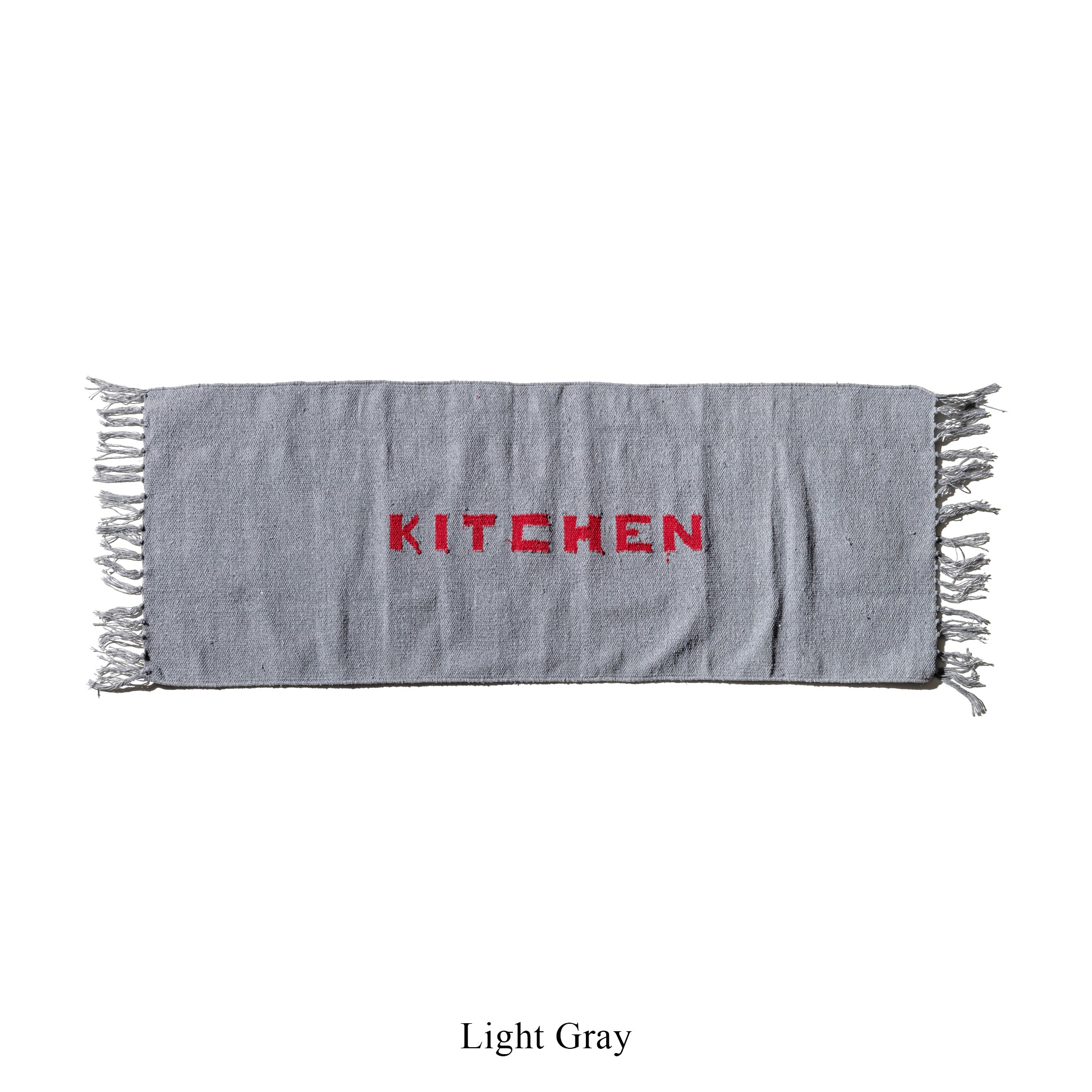 HANDLOOMED RECYCLE YARN KITCHEN MAT - Image 4