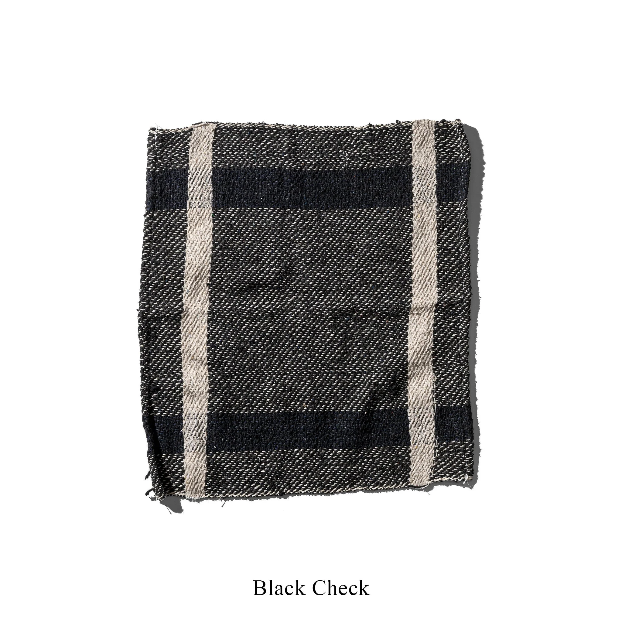 INDIA CLOTH / Black Check - Image 4