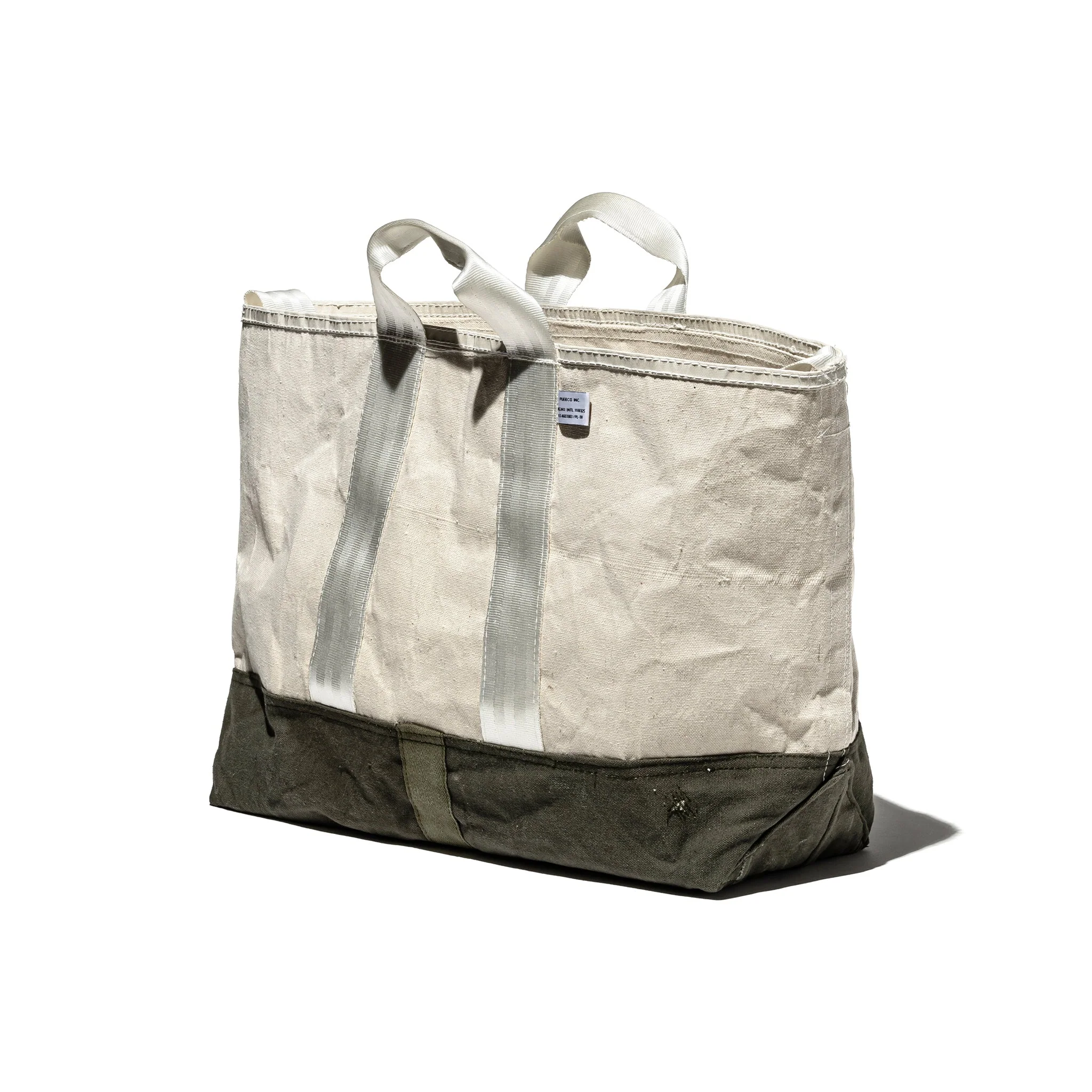 LAMINATED FABRIC x VINTAGE FABRIC BAG
 / 60 x 30 - Image 2