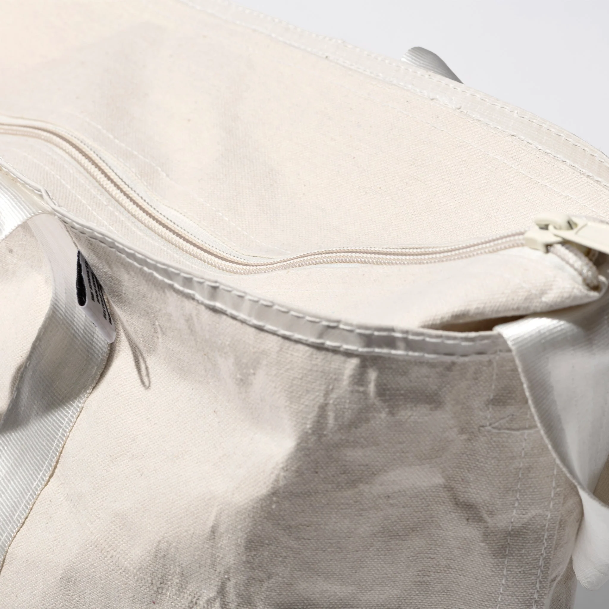 LAMINATED FABRIC x VINTAGE FABRIC BAG
 / 60 x 30 - Image 5
