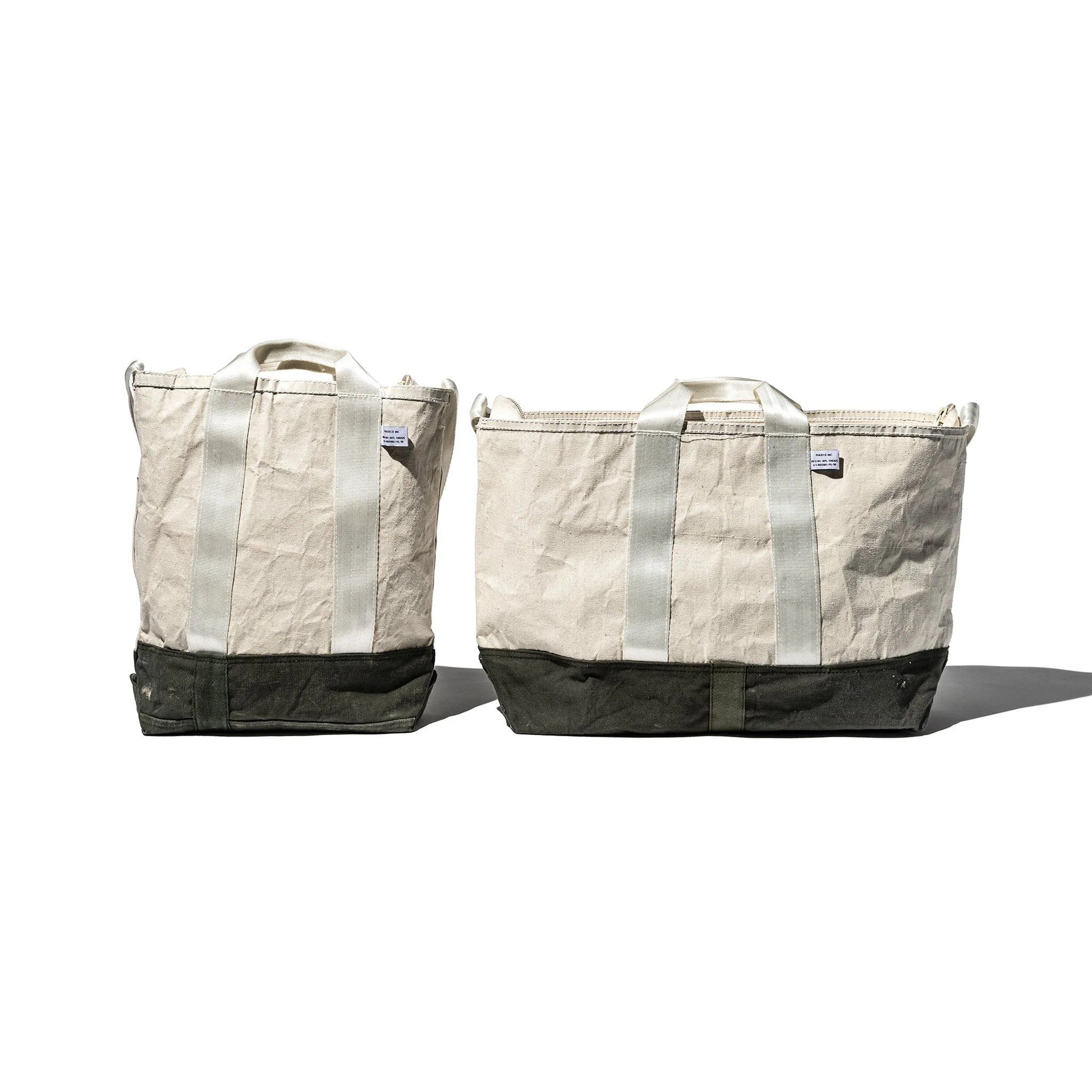 LAMINATED FABRIC x VINTAGE FABRIC BAG
 / 60 x 30 - Image 6