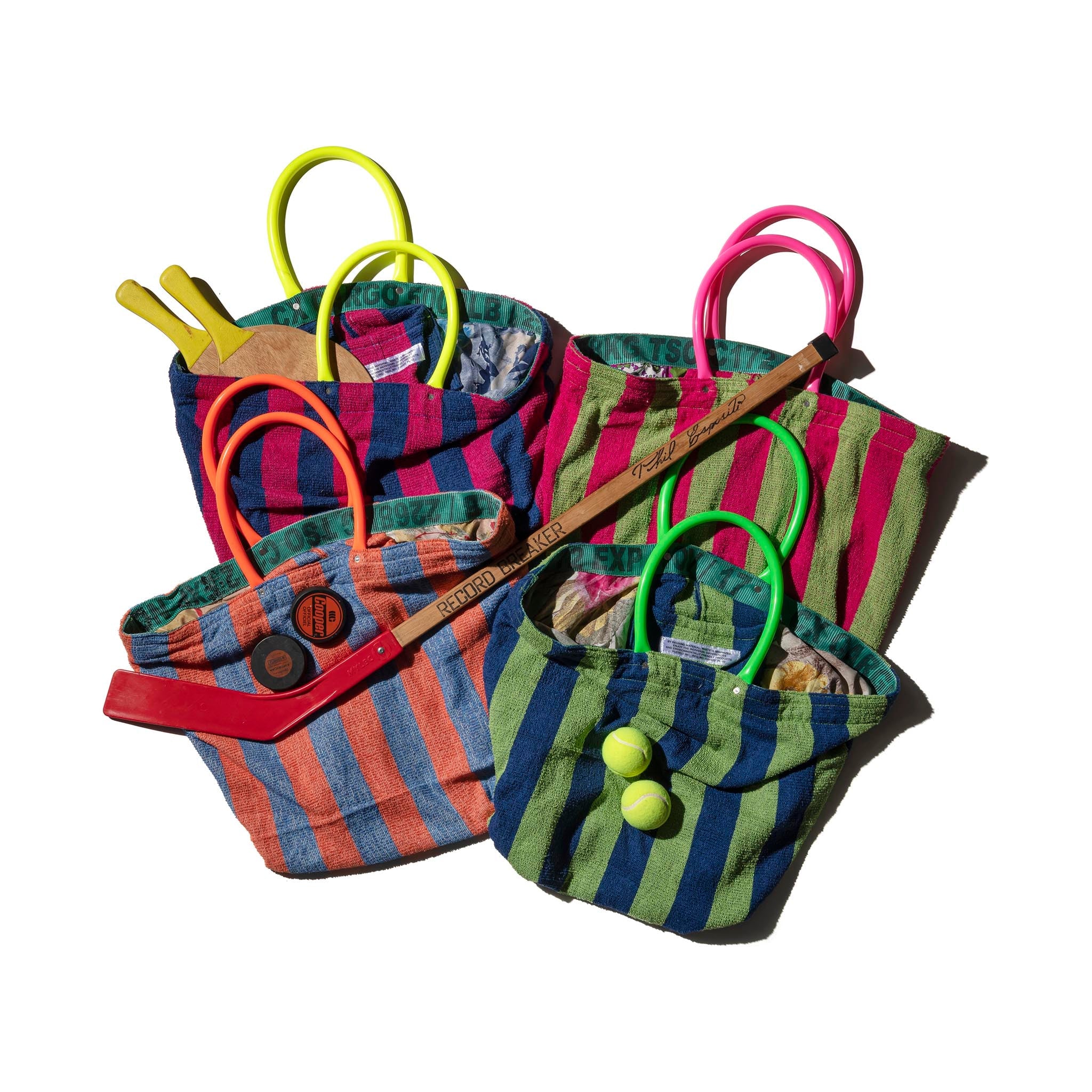 POOL BAG PATTERN LINING / Green Tube - Image 5