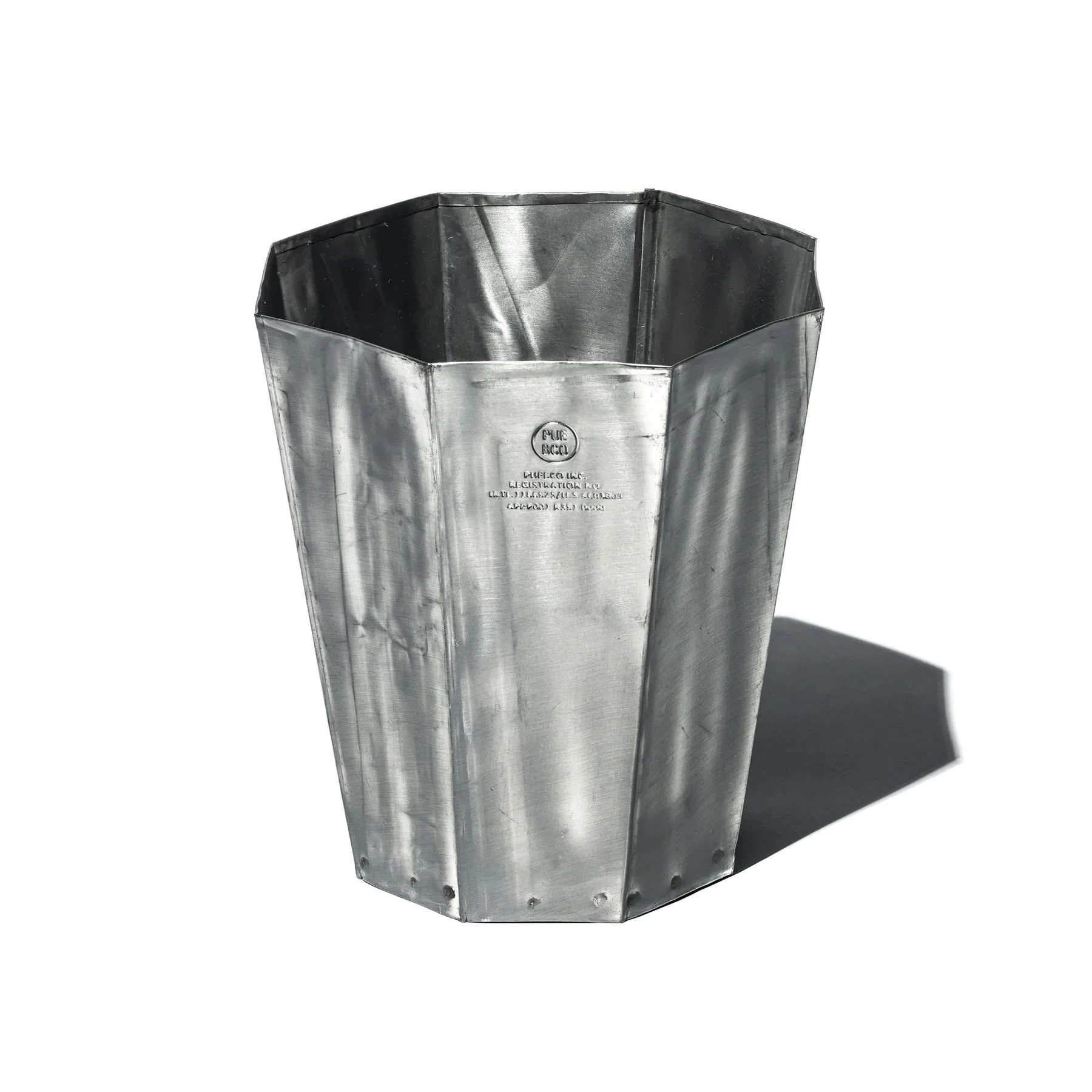 RECYCLE STEEL TRASH CAN / Octagon - Image 5