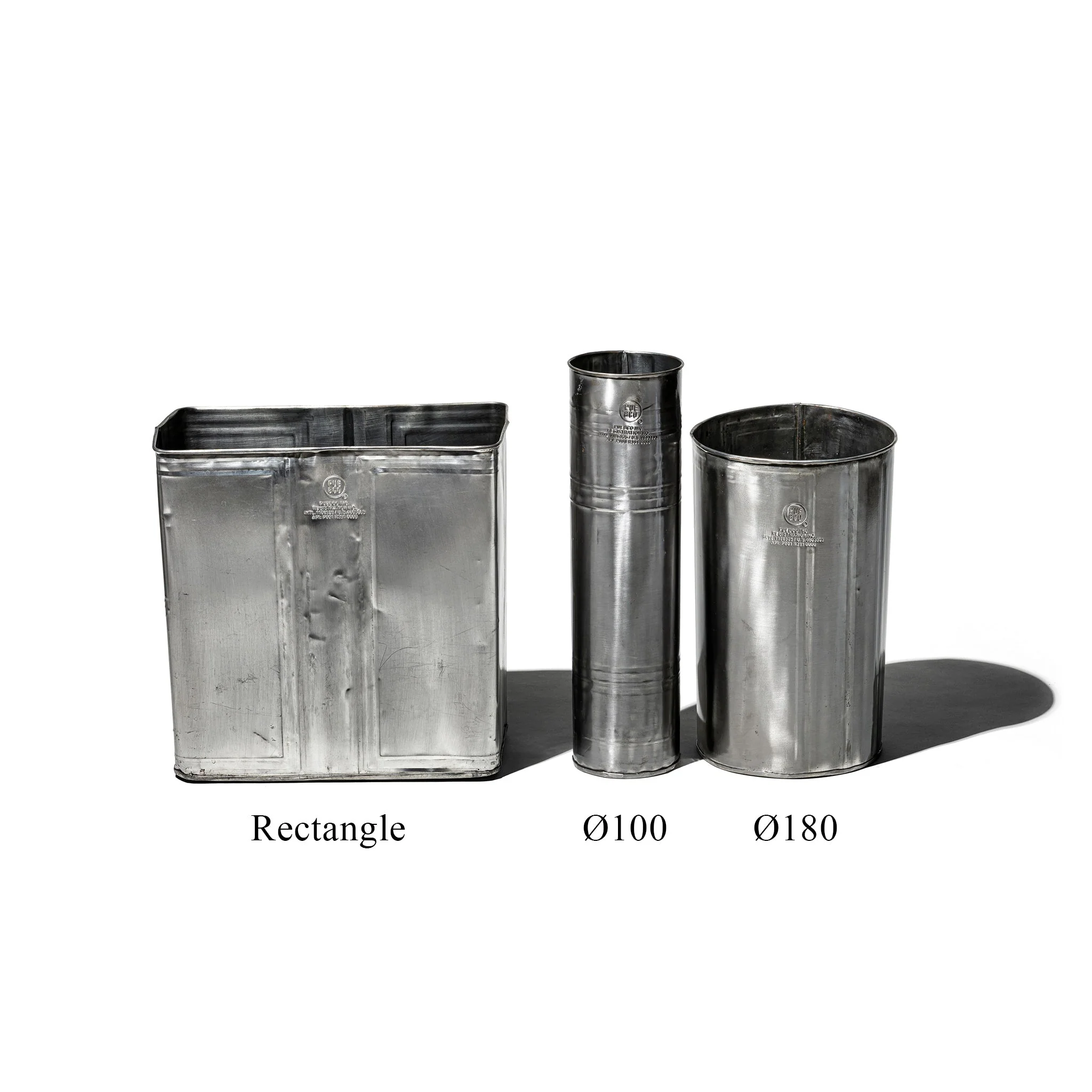RECYCLE STEEL TRASH CAN / Rectangle - Image 5