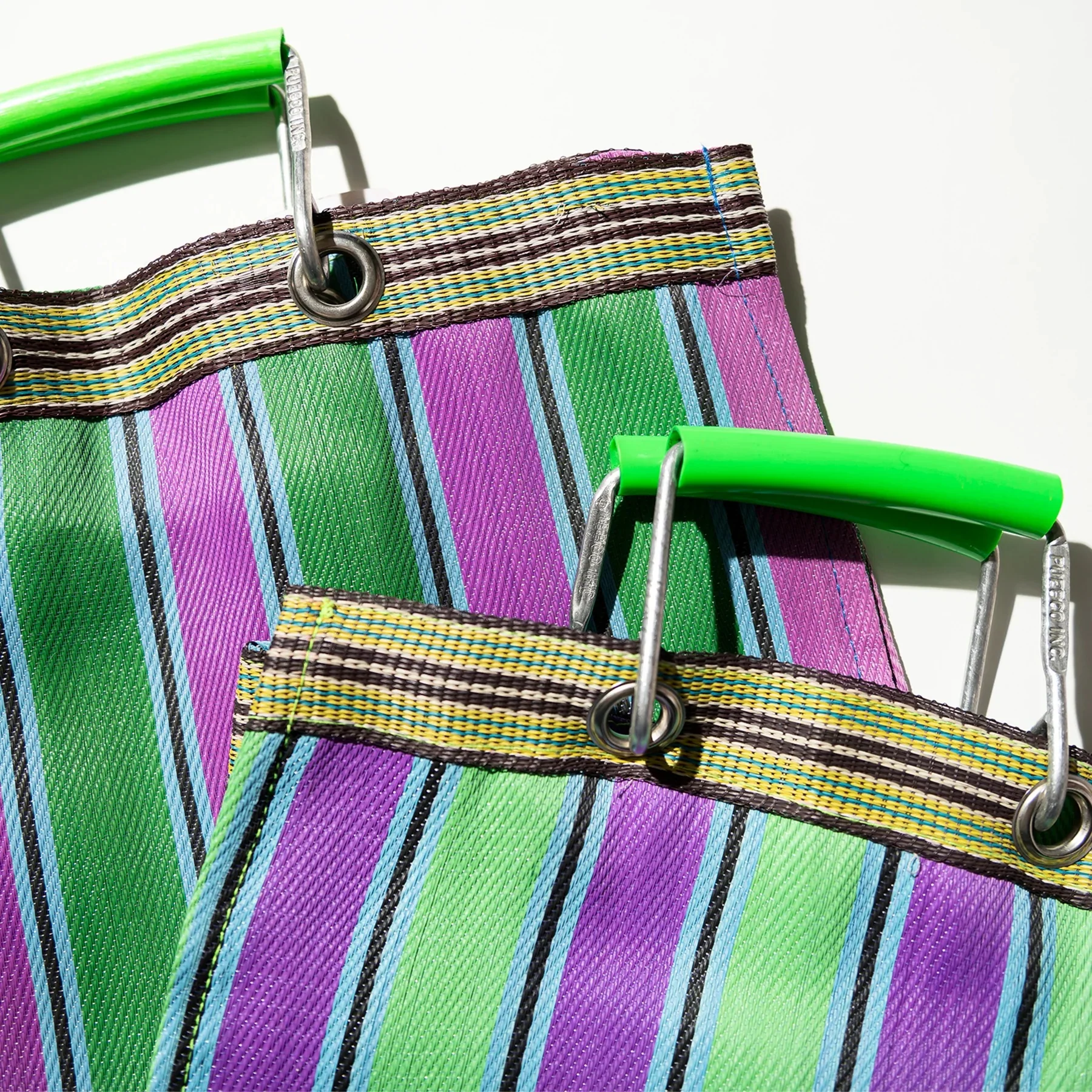 RECYCLED PLASTIC STRIPE BAG / Rectangle D15 - Image 14