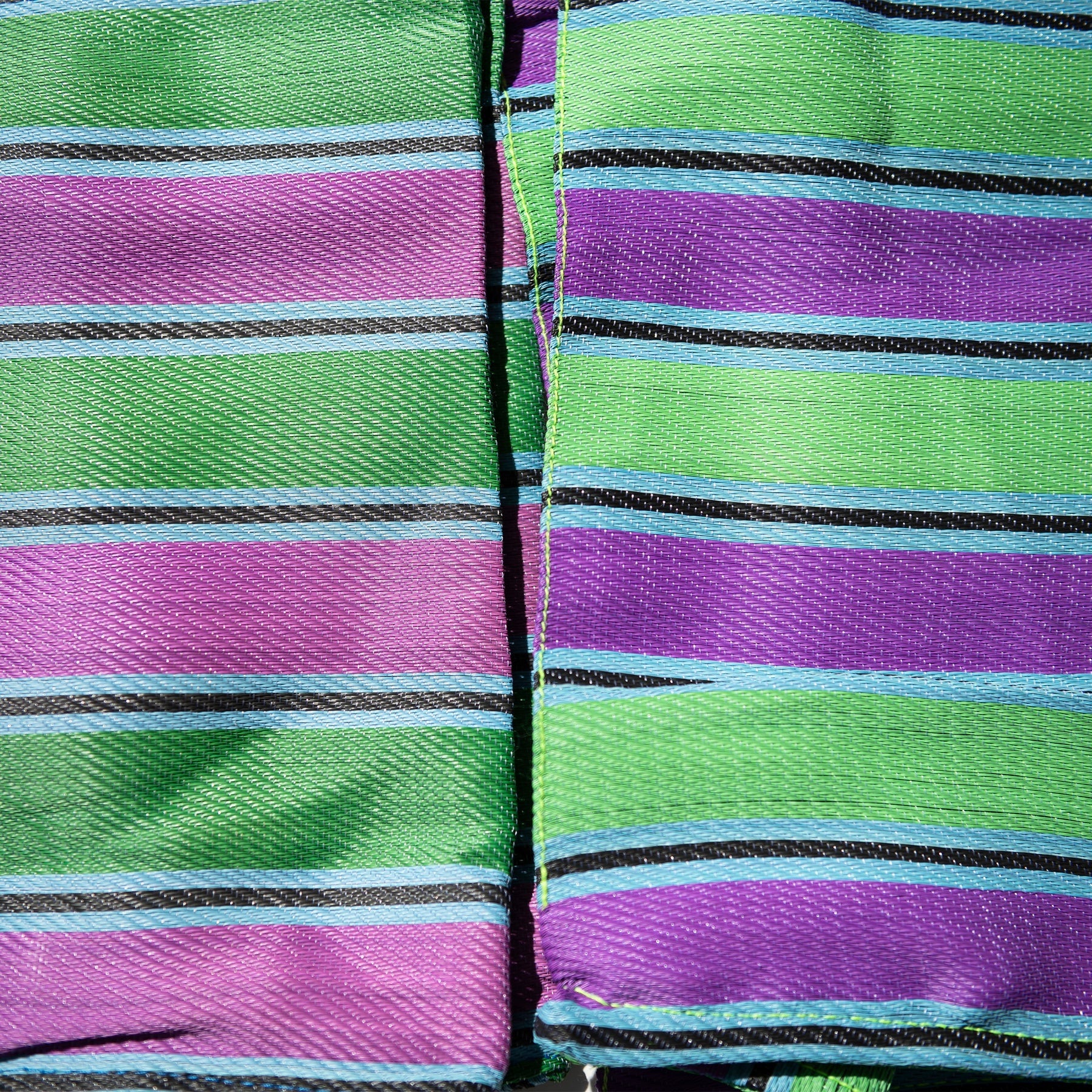 RECYCLED PLASTIC STRIPE BAG / Rectangle D15 - Image 15