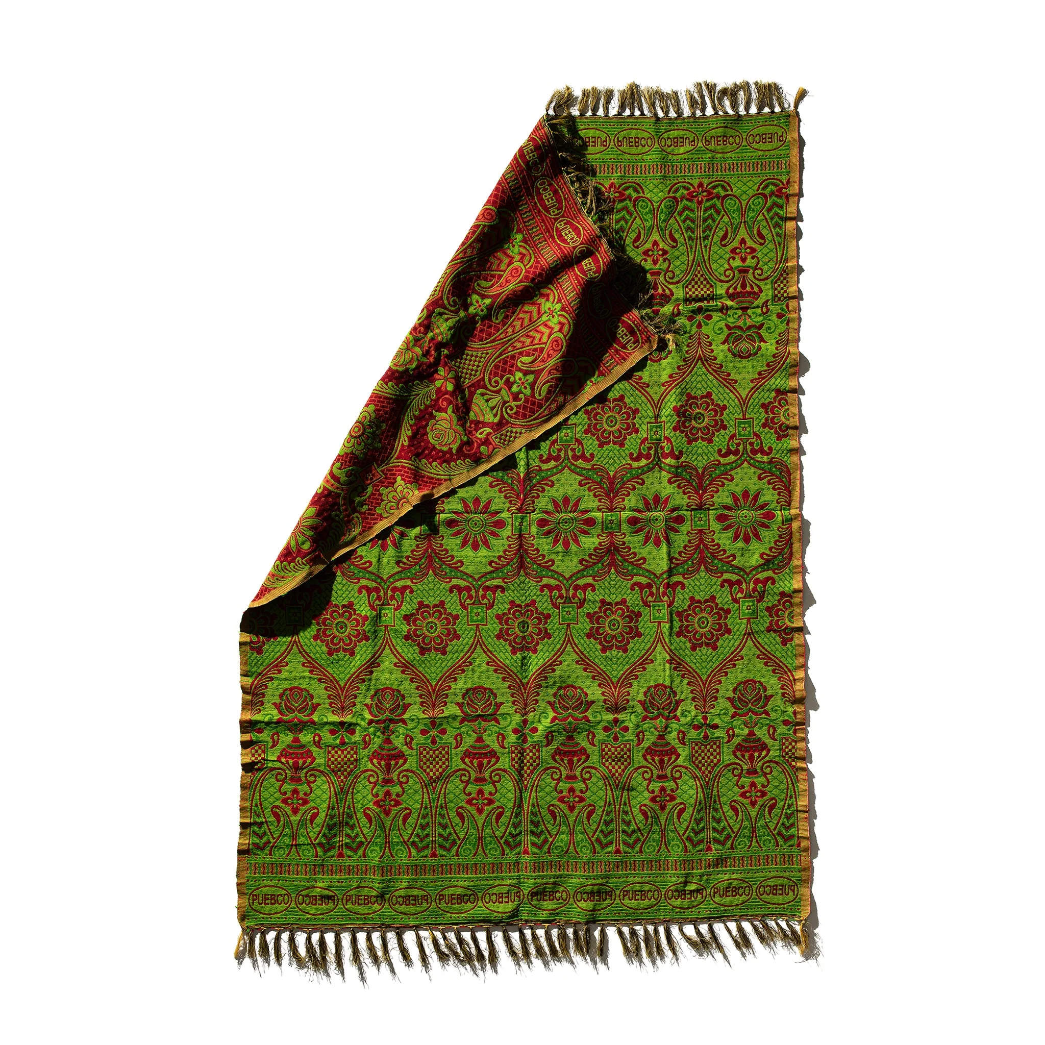 REVERSIBLE JACQUARD RUG / Green - Image 2