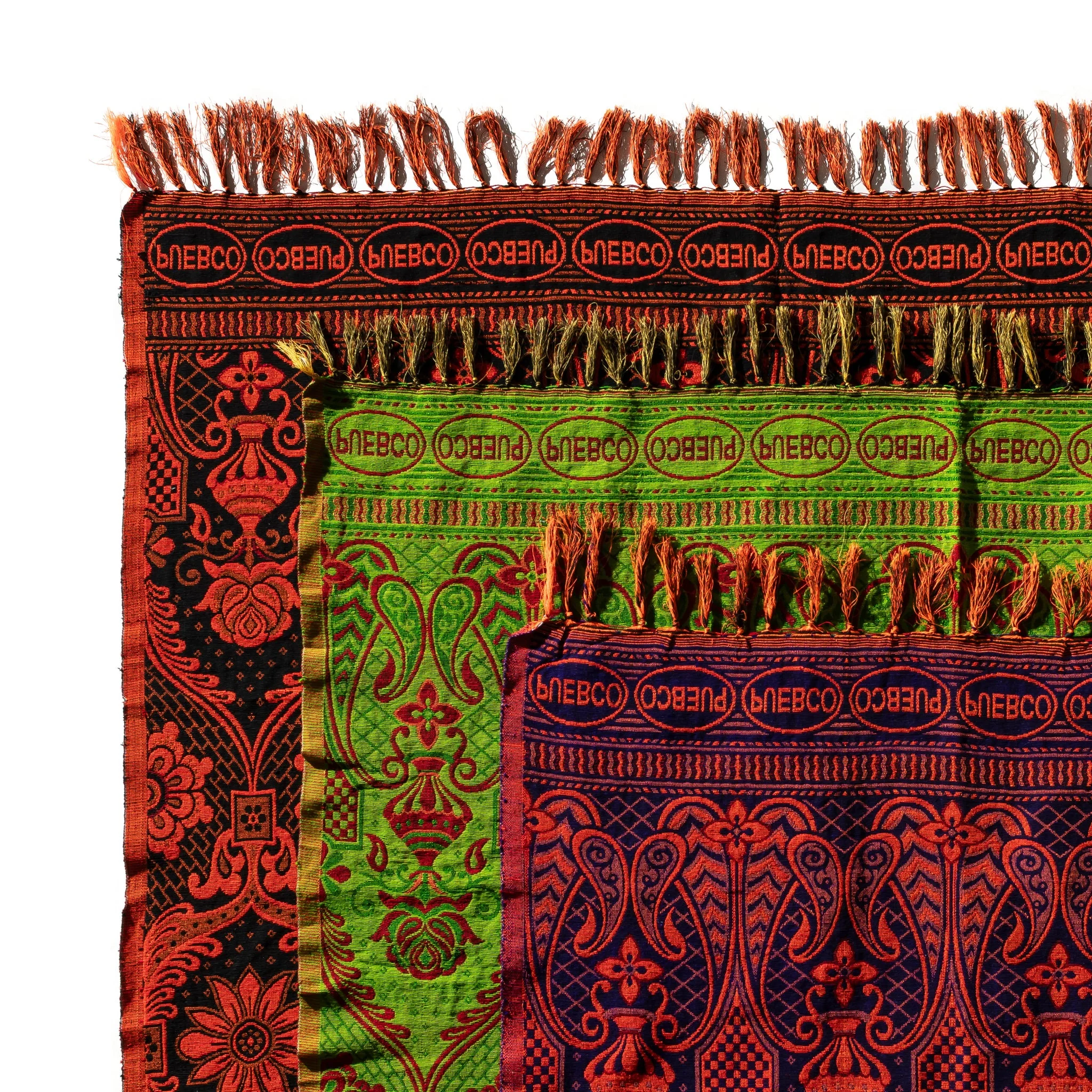 REVERSIBLE JACQUARD RUG / Navy Blue - Image 4