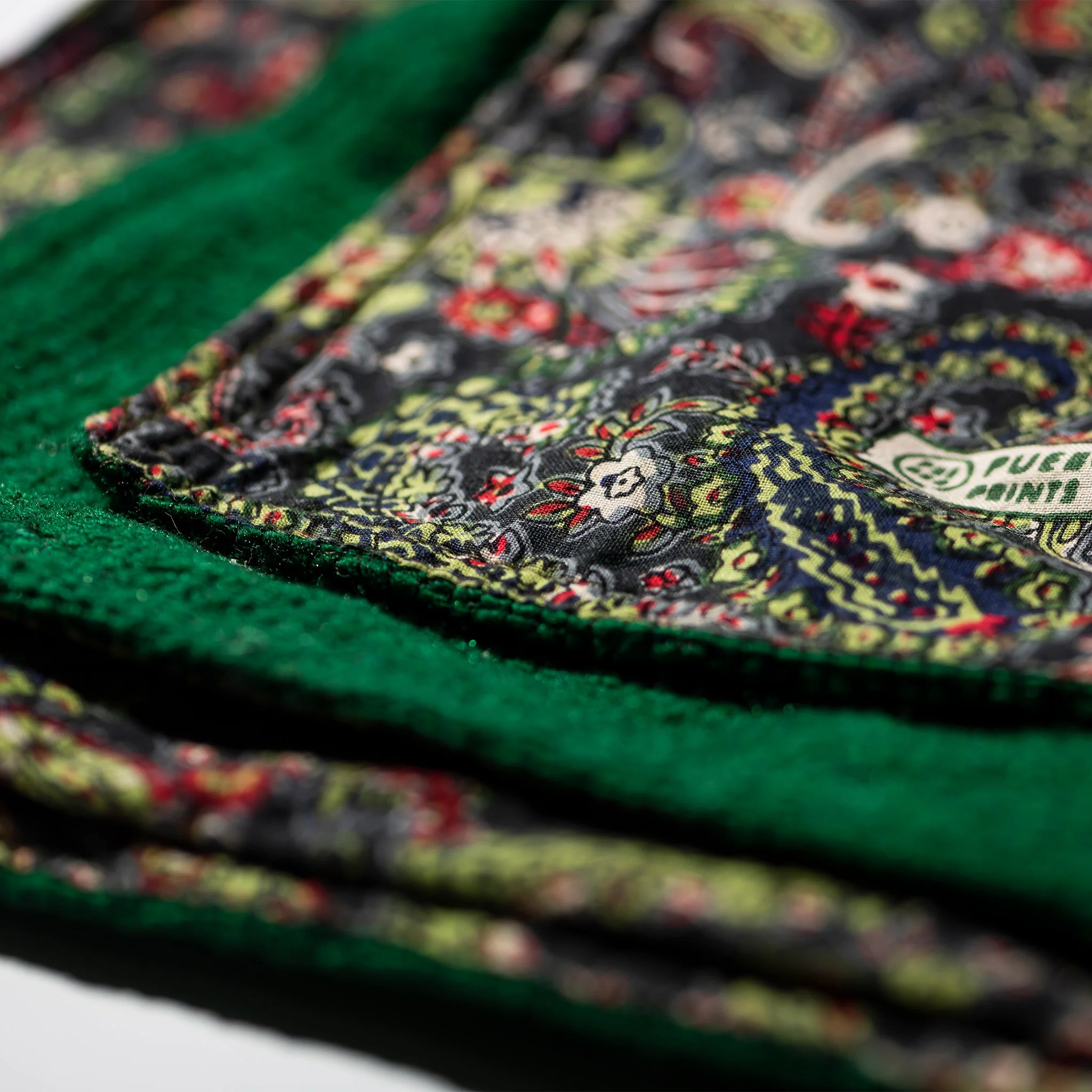 REVERSIBLE NAP MAT / PAISLEY x GREEN - Image 4