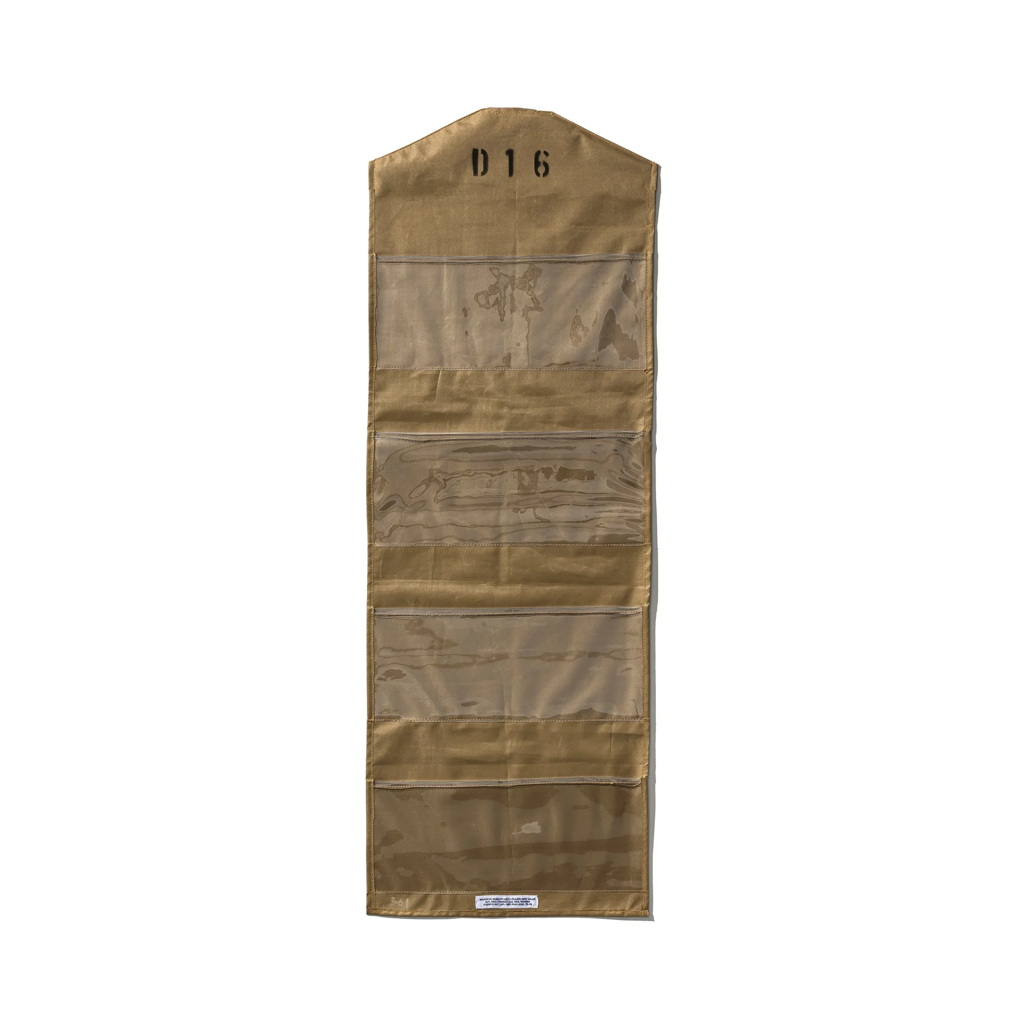 RUBBERIZED FABRIC HANGING ORGANIZER / ACCESSORY 4 Pockets - Image 3