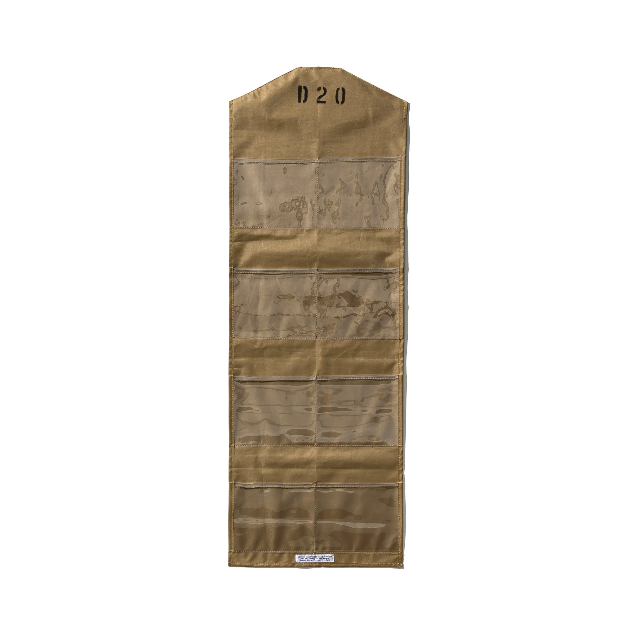 RUBBERIZED FABRIC HANGING ORGANIZER / ACCESSORY 8 Pockets - Image 3