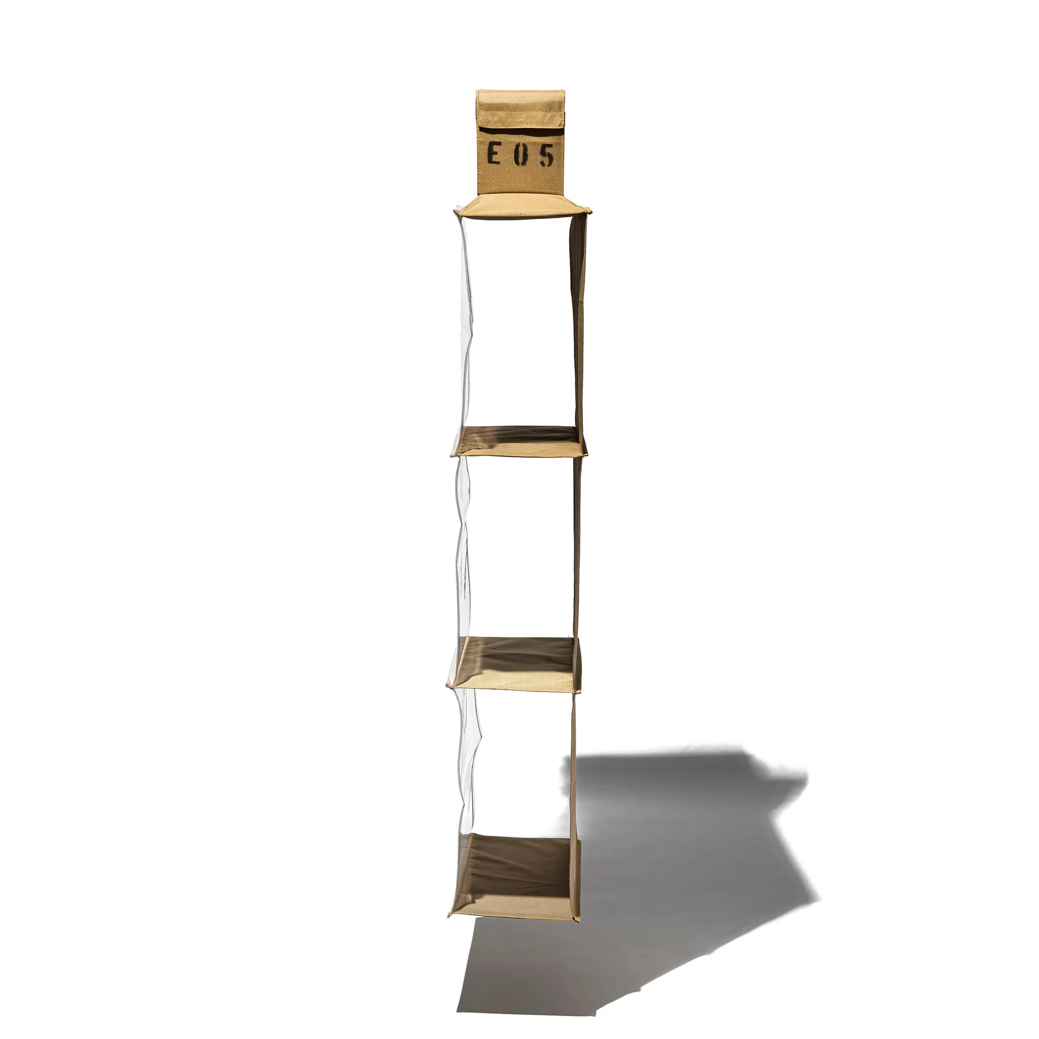 RUBBERIZED FABRIC HANGING ORGANIZER / BAG 3 Shelves - Image 3