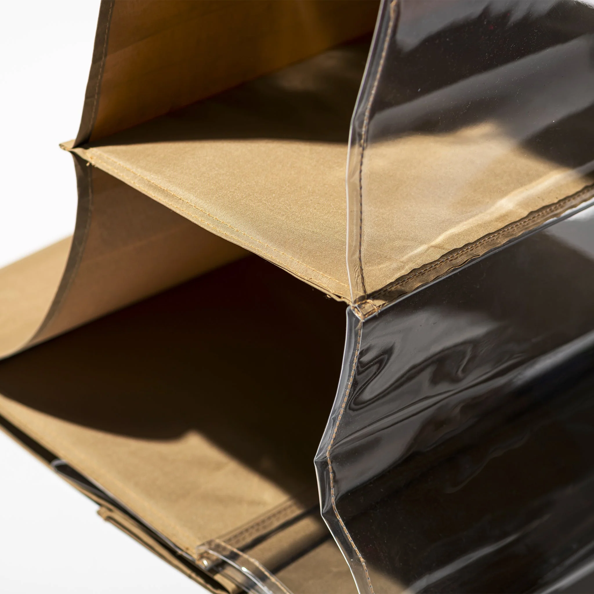 RUBBERIZED FABRIC HANGING ORGANIZER / BAG 3 Shelves - Image 4