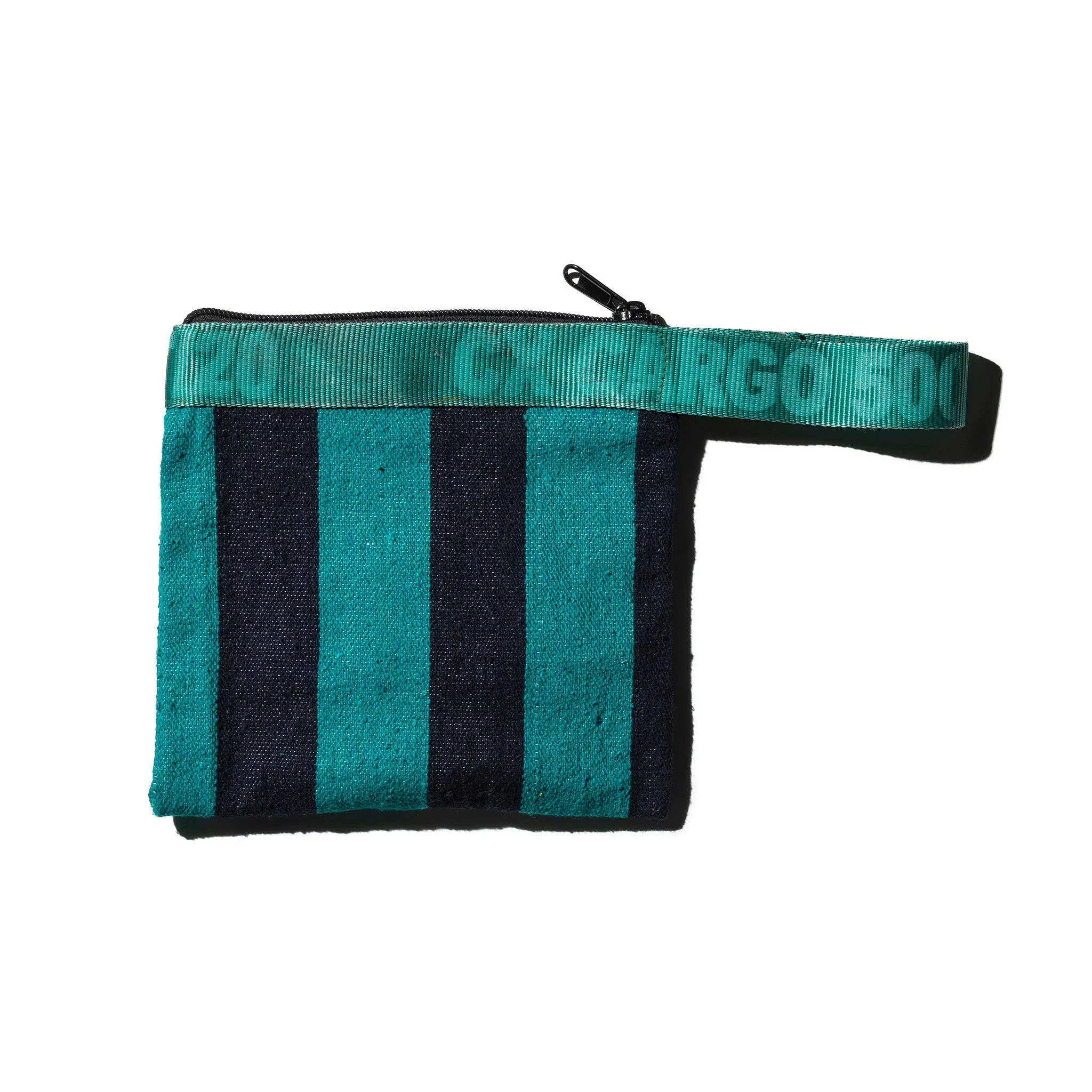 RUG POUCH / Turquoise x Navy Blue - Image 3