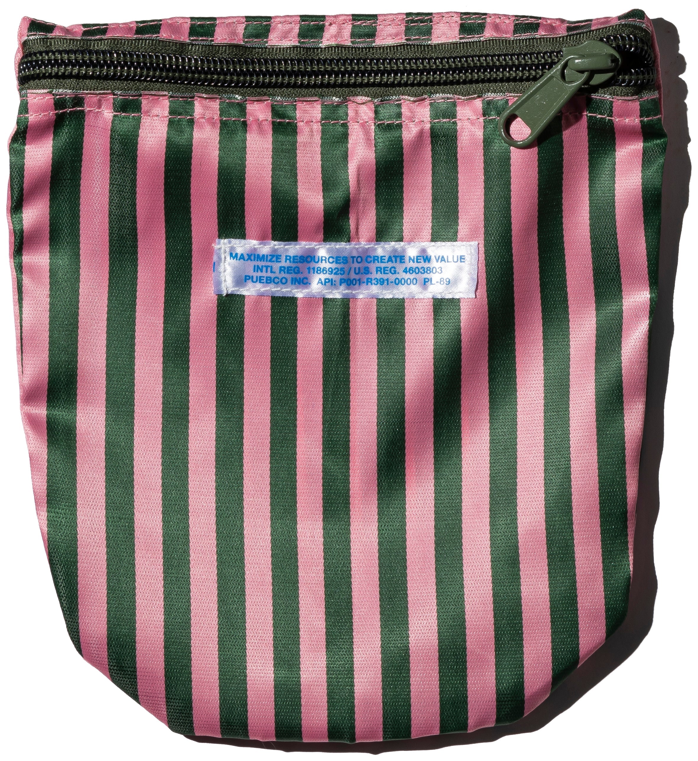 SCHOOL TIE FABRIC SEMICIRCLE POUCH - Image 5