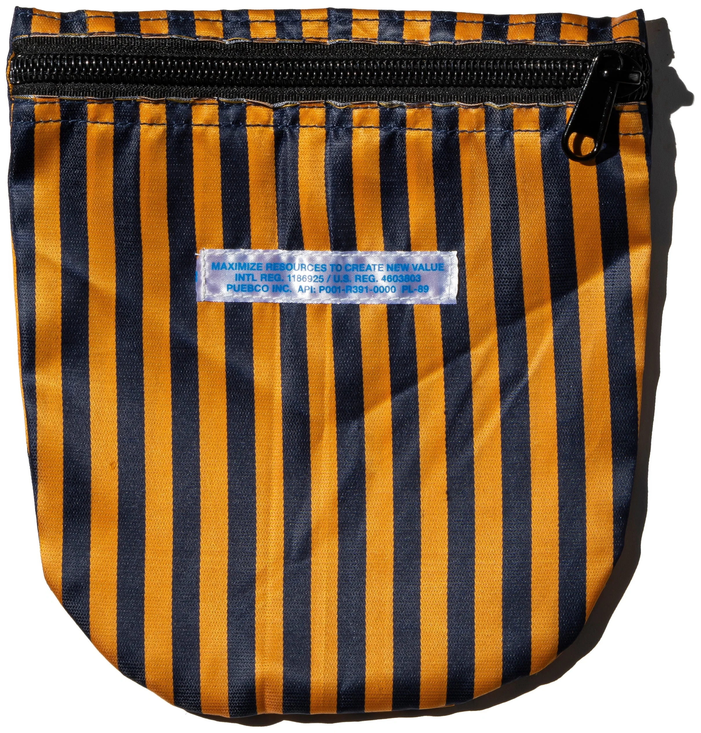 SCHOOL TIE FABRIC SEMICIRCLE POUCH - Image 8