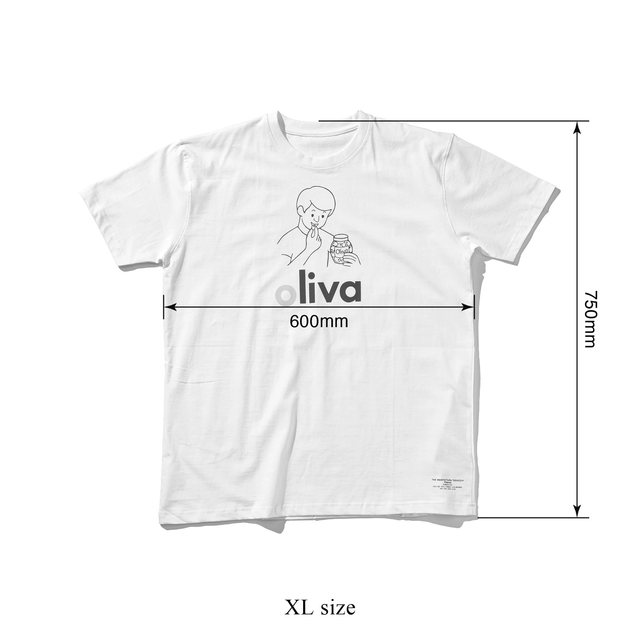 SOUVENIR TEE: ITALY / Oliva - Image 6