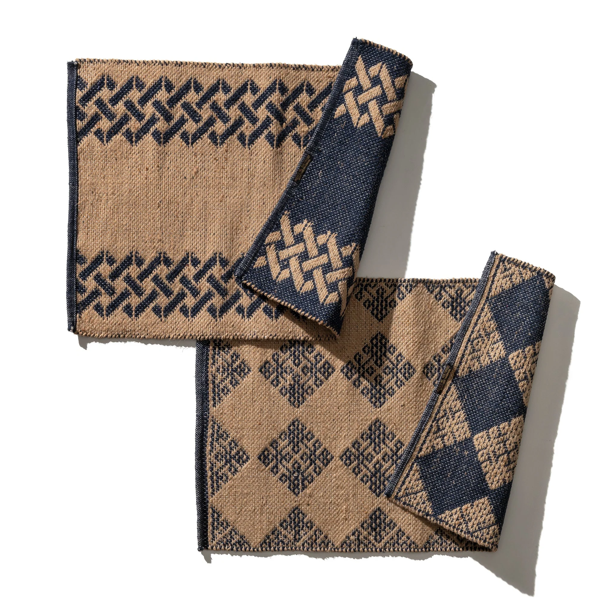 TILE PATTERNED JUTE MAT / Sicily - Image 4
