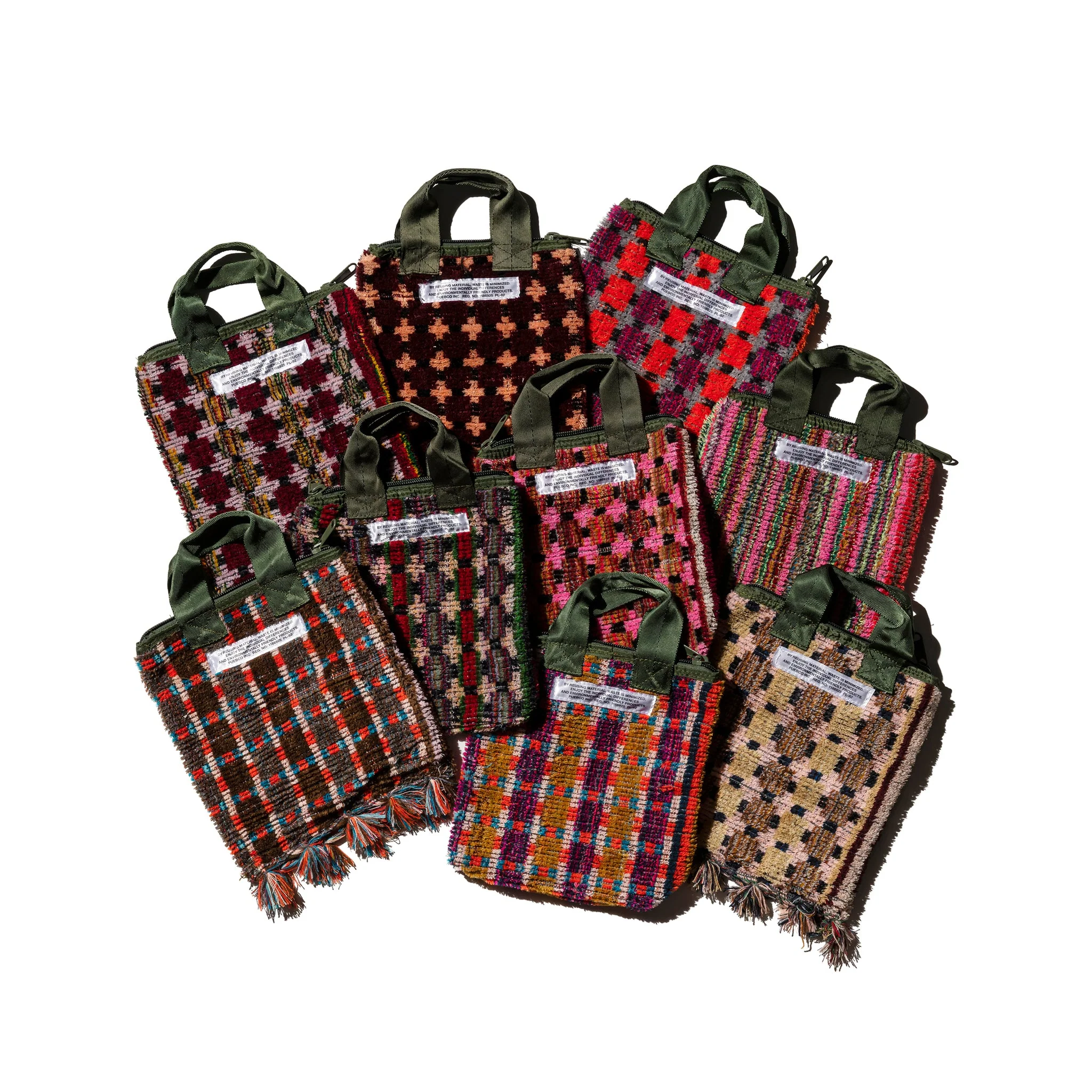 TRUCK SEAT FABRIC SMALL TOTE - Image 3