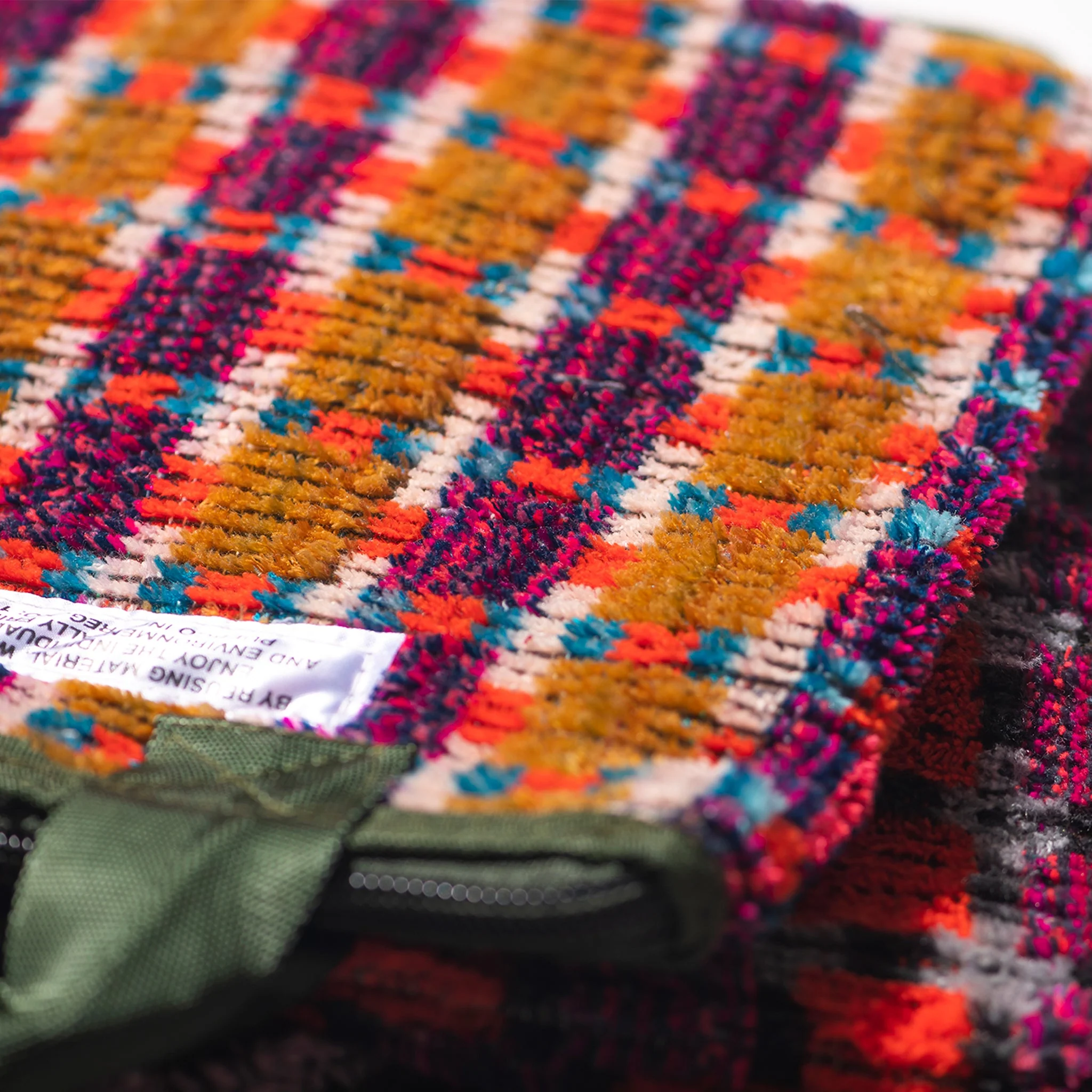 TRUCK SEAT FABRIC SMALL TOTE - Image 6