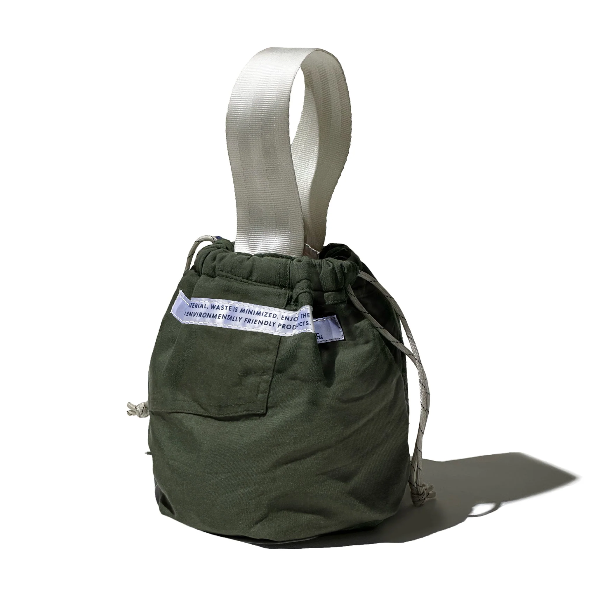 VINTAGE JUMPSUIT FABRIC DRAWSTRING BAG - LIM.ED - Image 3