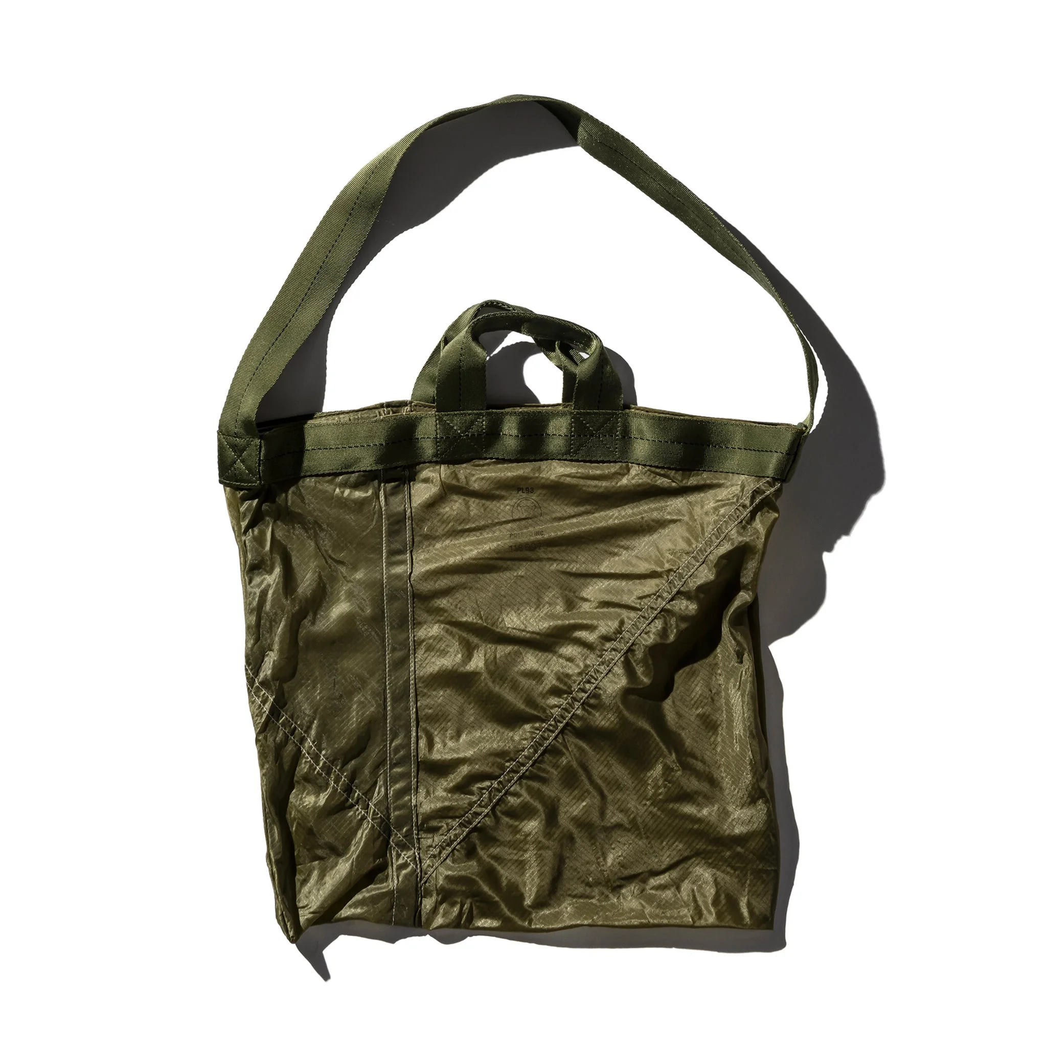 VINTAGE PARACHUTE LIGHT 2-WAY BAG / Olive - Image 3