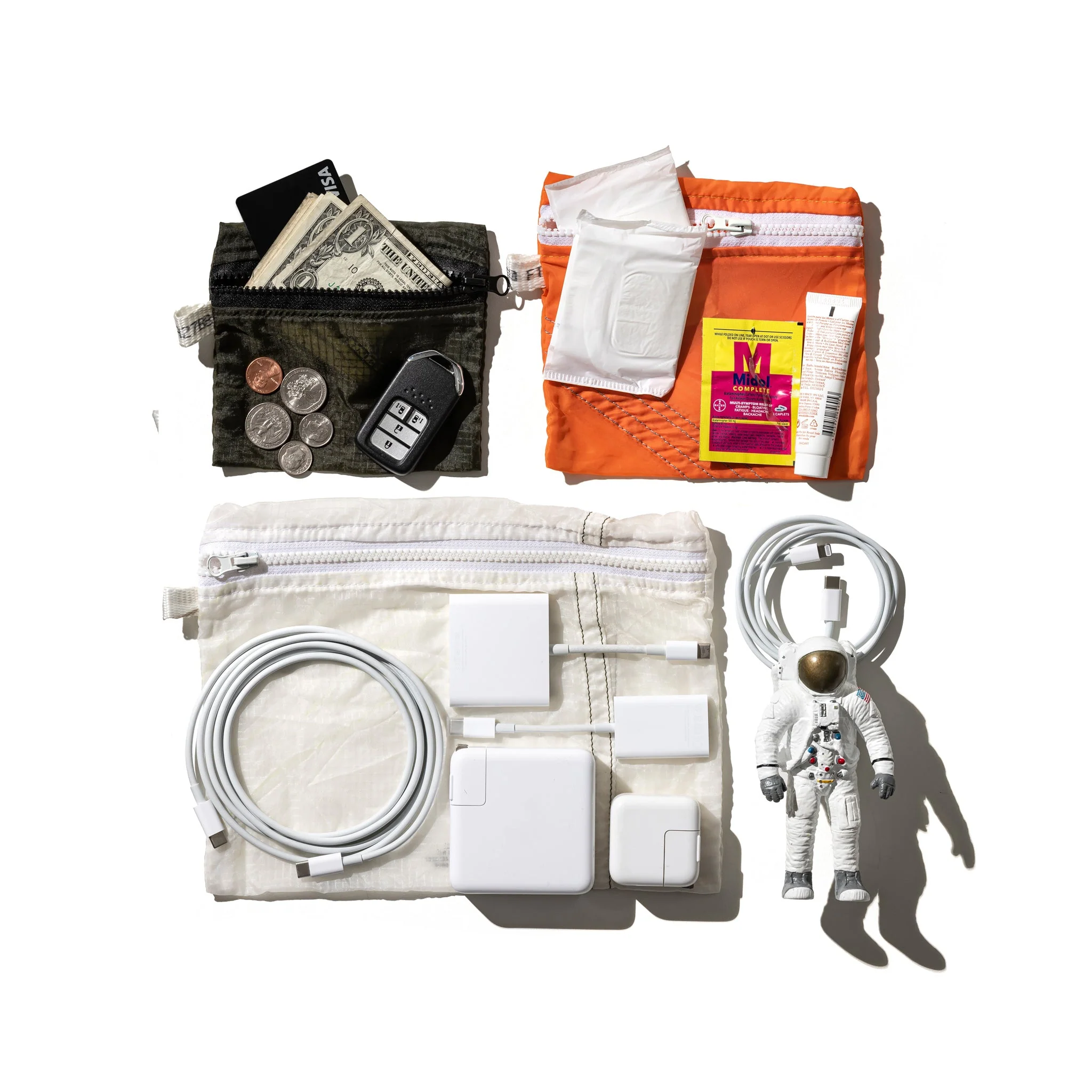 VINTAGE PARACHUTE LIGHT POUCH / Small - Image 2