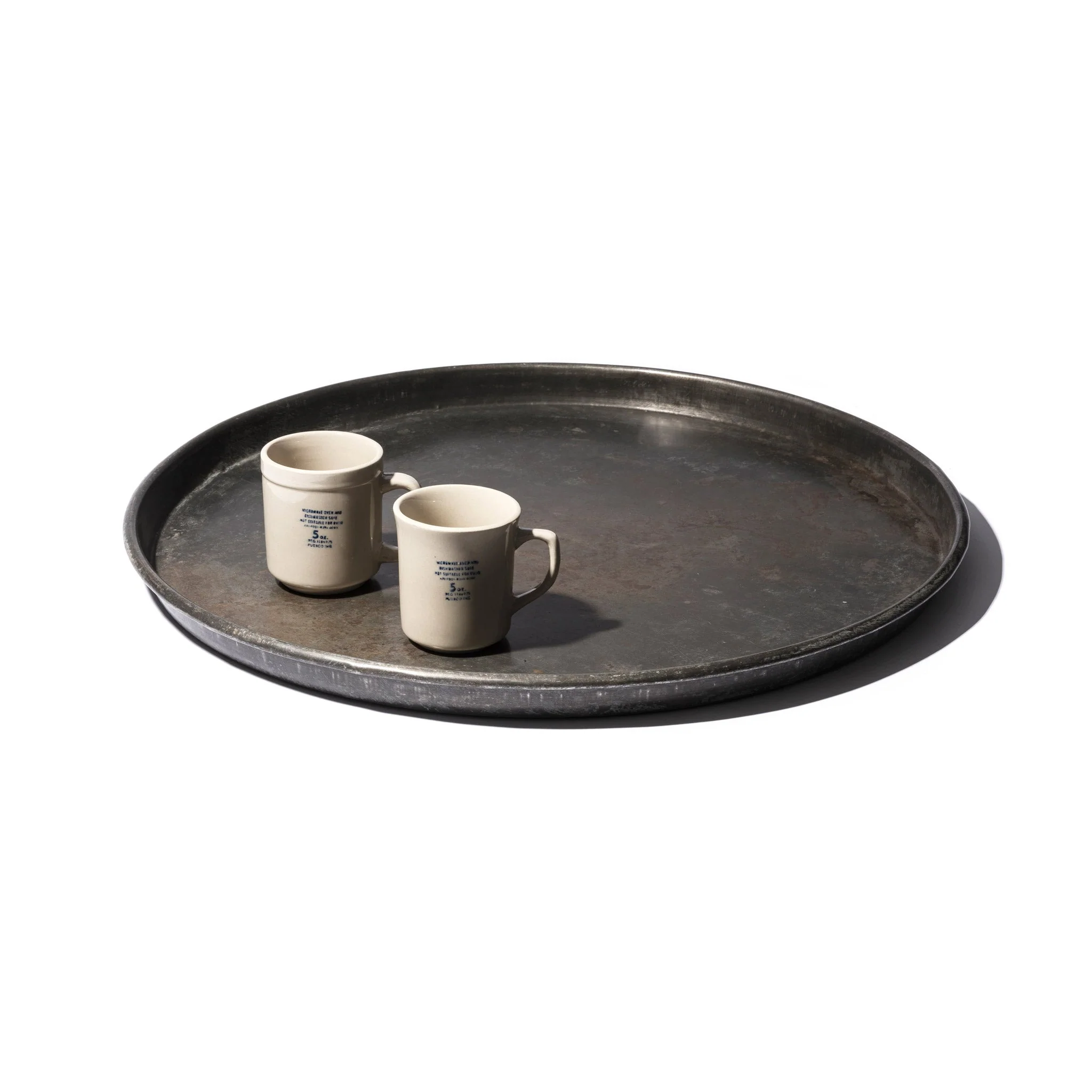 VINTAGE ROUND LARGE TRAY - Image 3