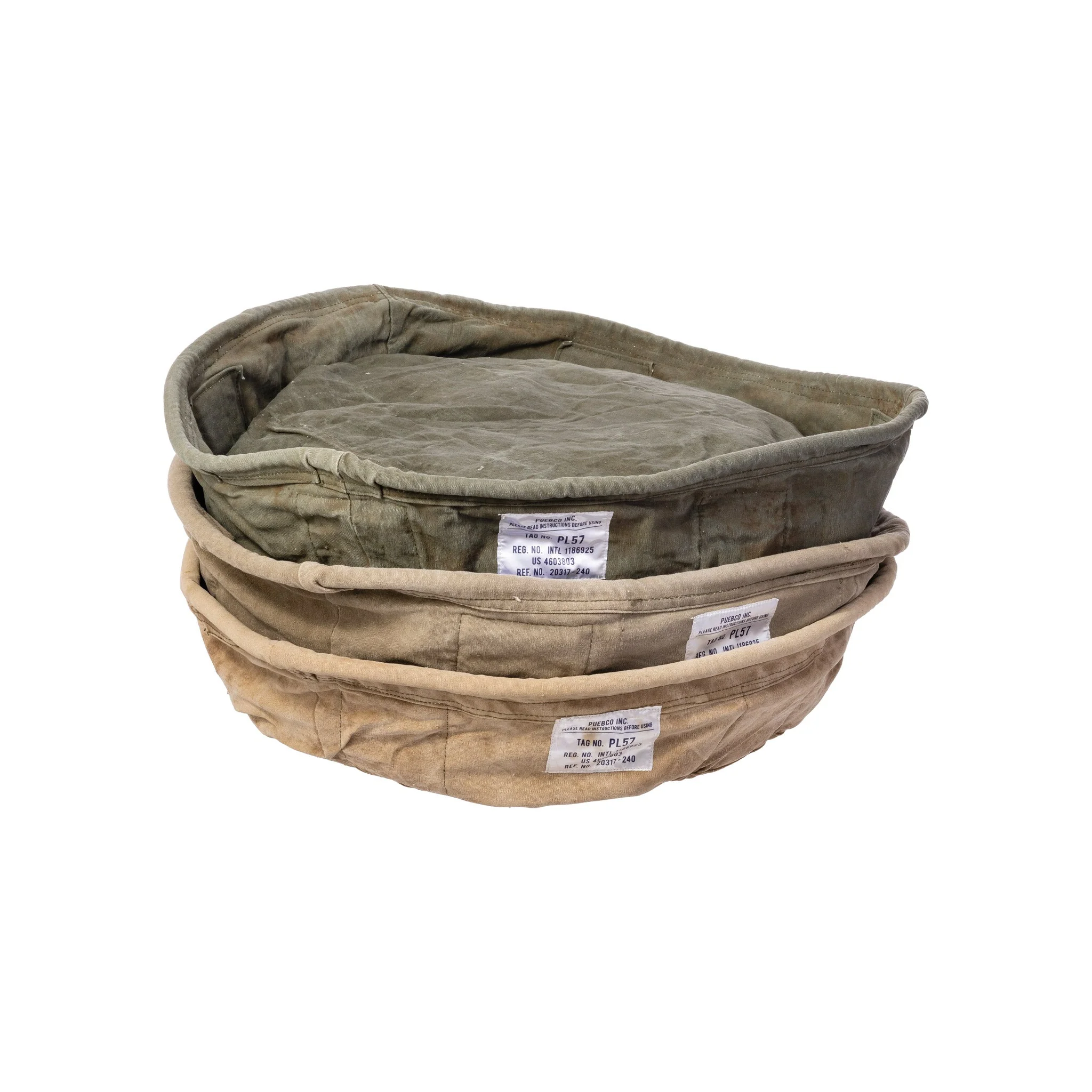 VINTAGE TENT FABRIC PET BED / Large - Image 5
