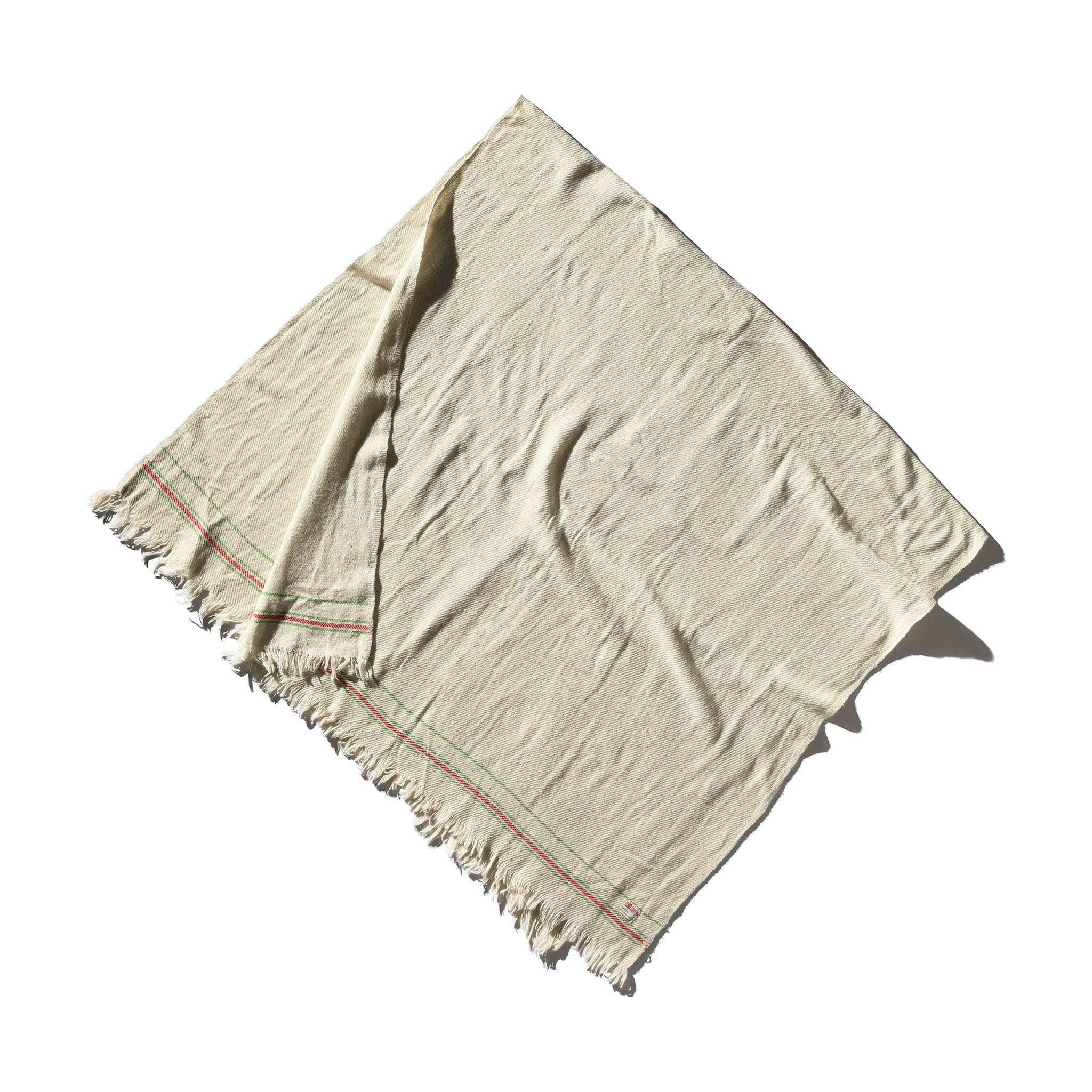 WOOL MIX IVORY BLANKET - Image 3