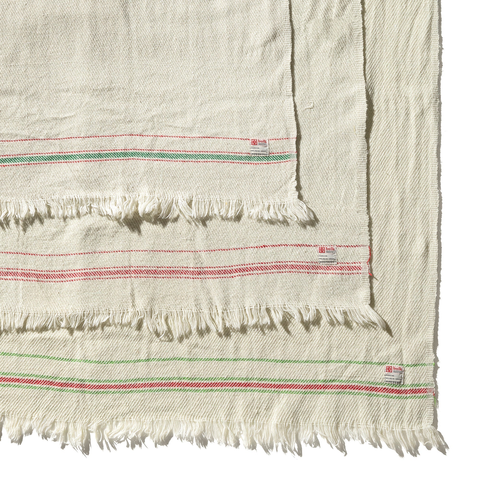 WOOL MIX IVORY BLANKET - Image 5